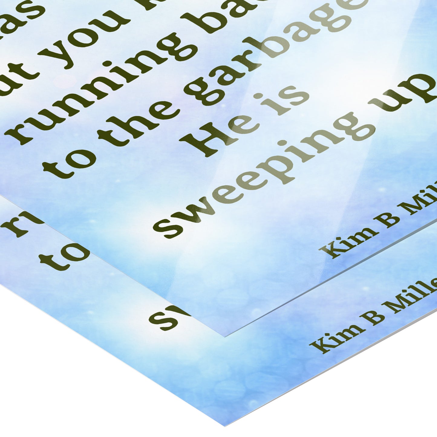 God Broom Poster: 8" x 10"