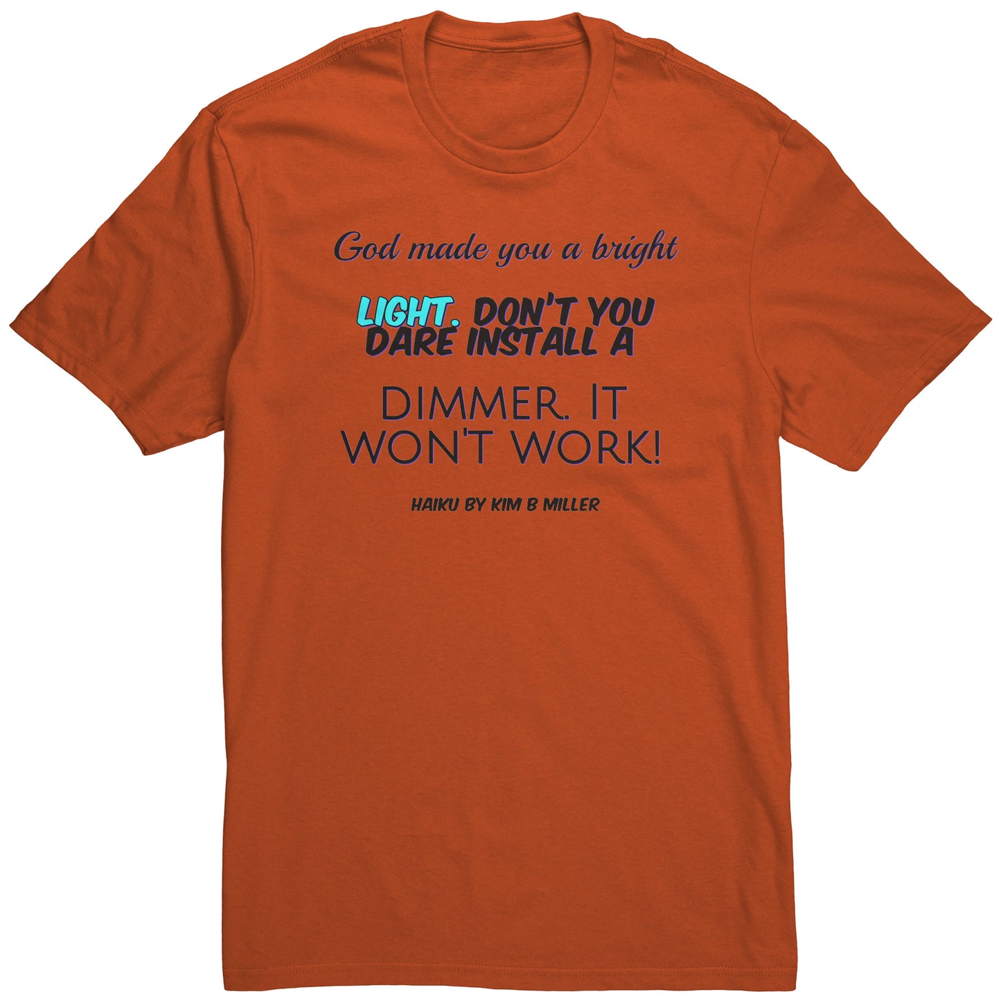 God Dimmer District Men's Shirt
