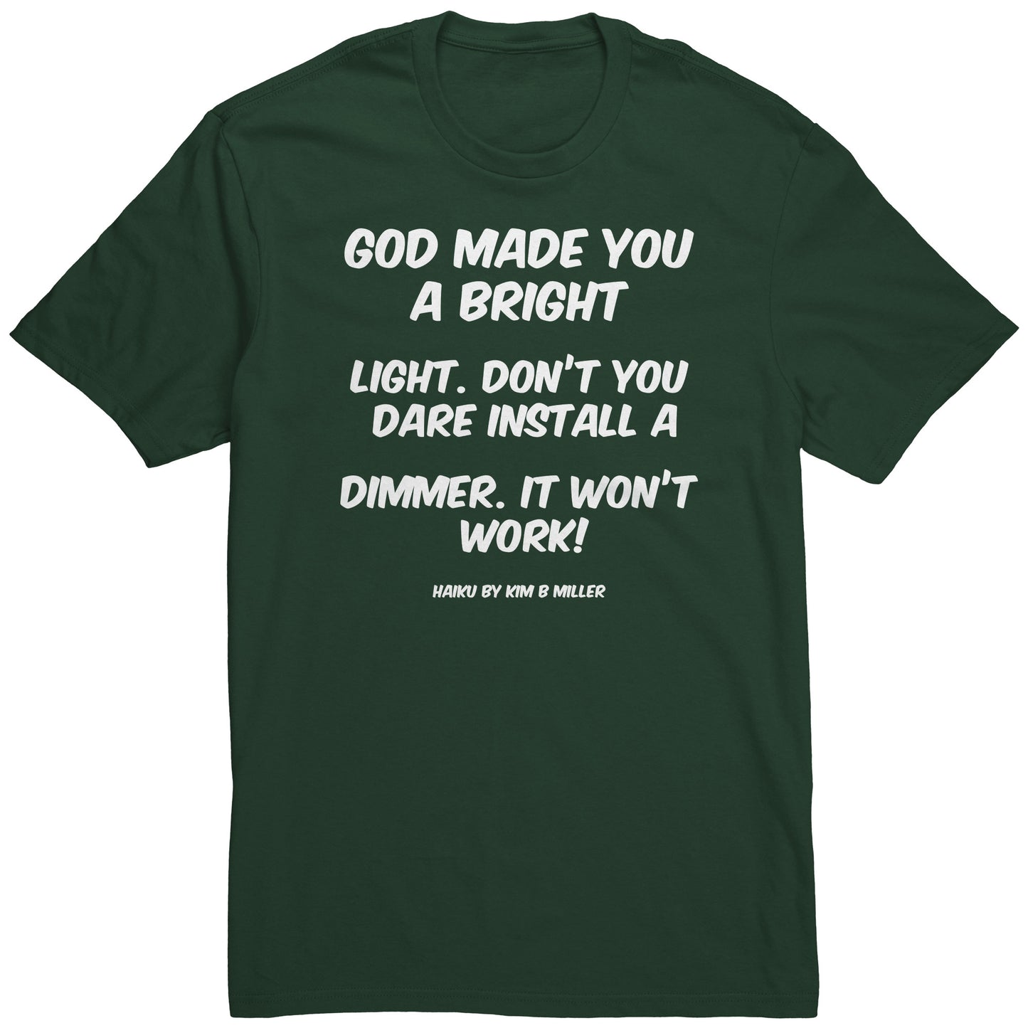Haiku: God Bright Light District Men's Shirt
