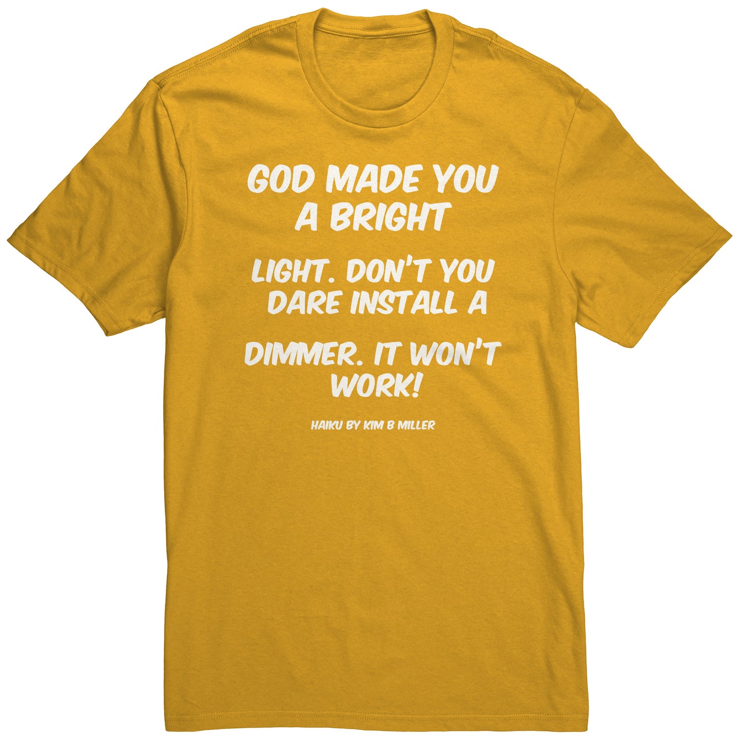 Haiku: God Bright Light District Men's Shirt