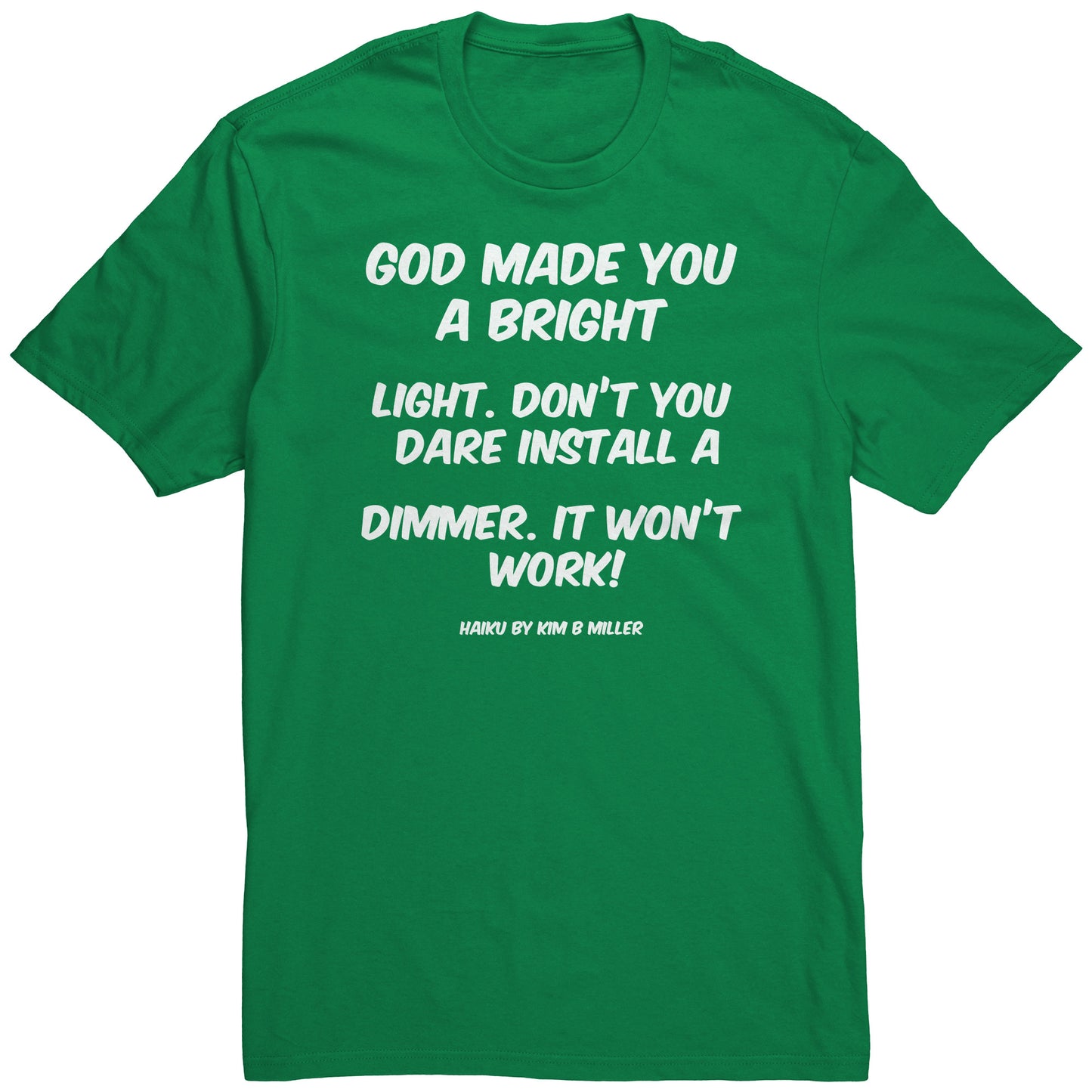 Haiku: God Bright Light District Men's Shirt