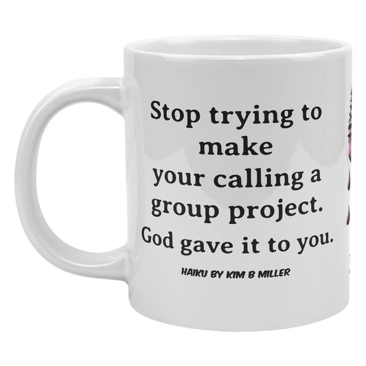 Haiku God's Calling: Big 20 oz Mug