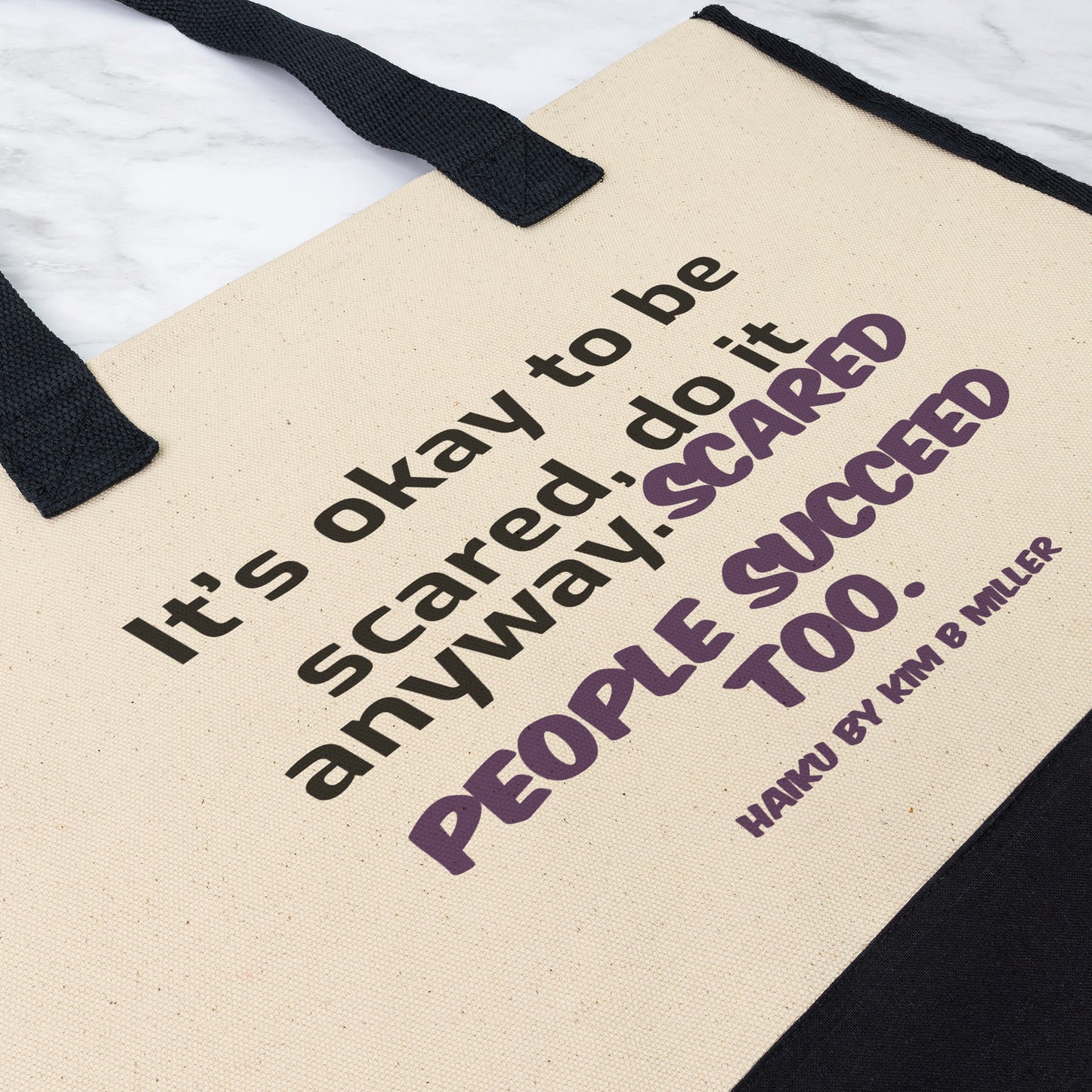 Haiku It's Okay, Premium Cotton Tote