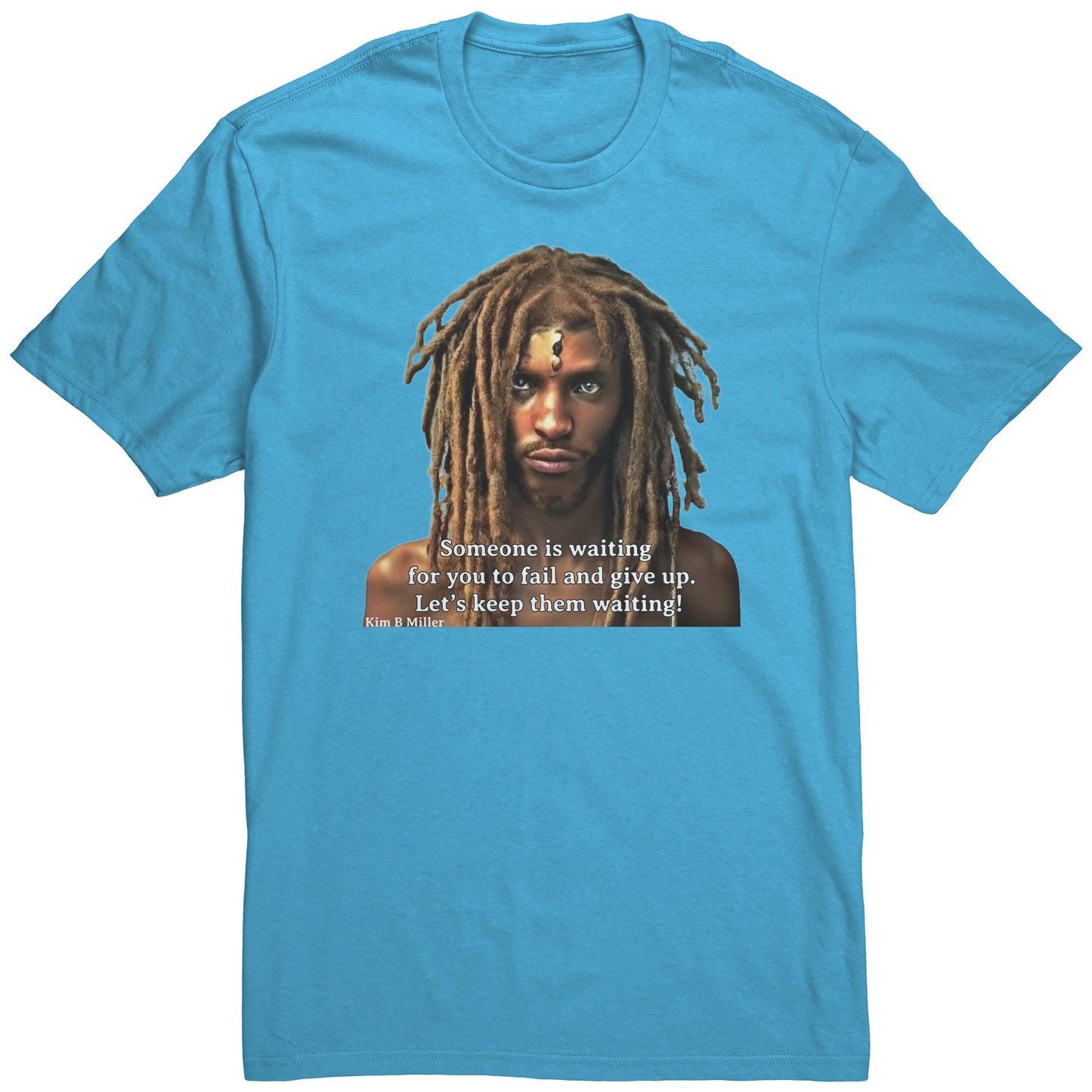 Haiku Keep Waiting, Black Man 1: District Men's Shirt