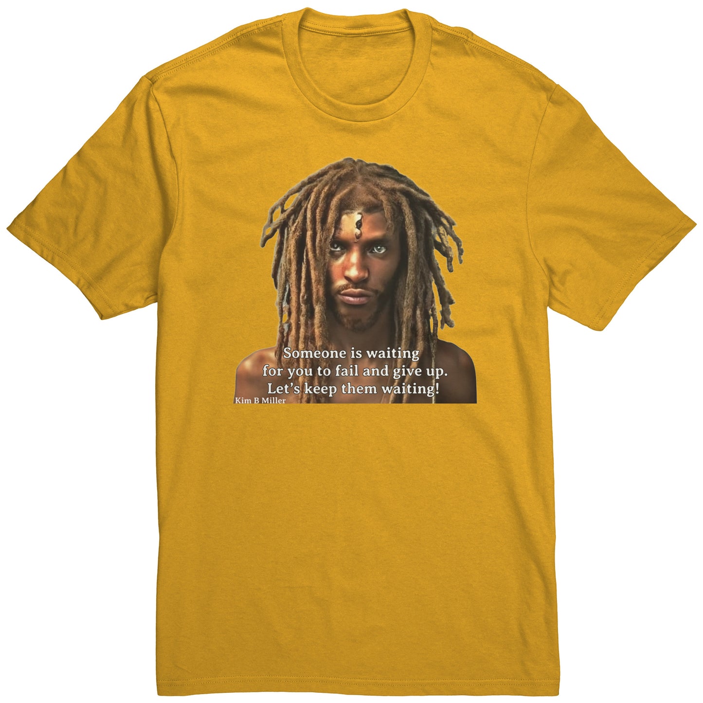 Haiku Keep Waiting, Black Man 1: District Men's Shirt