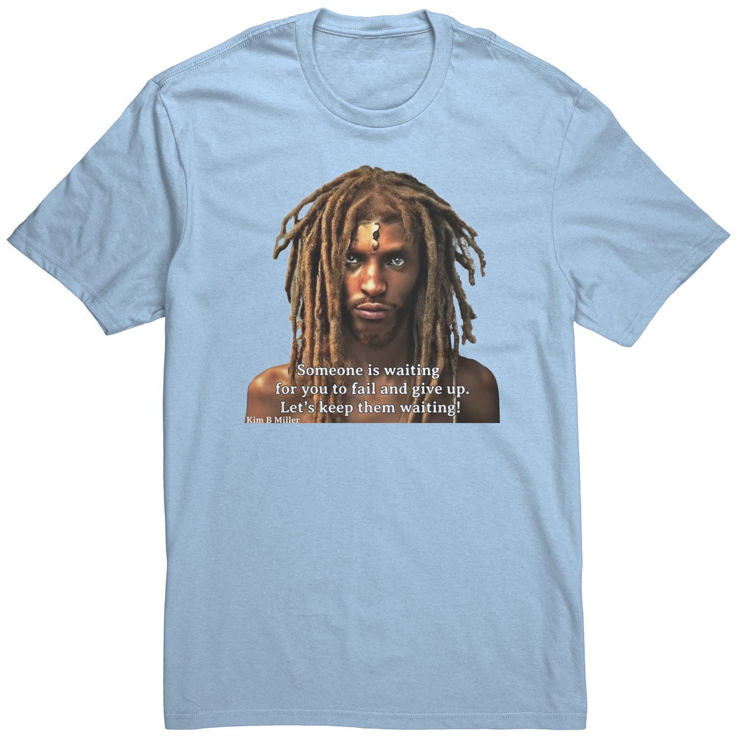 Haiku Keep Waiting, Black Man 1: District Men's Shirt