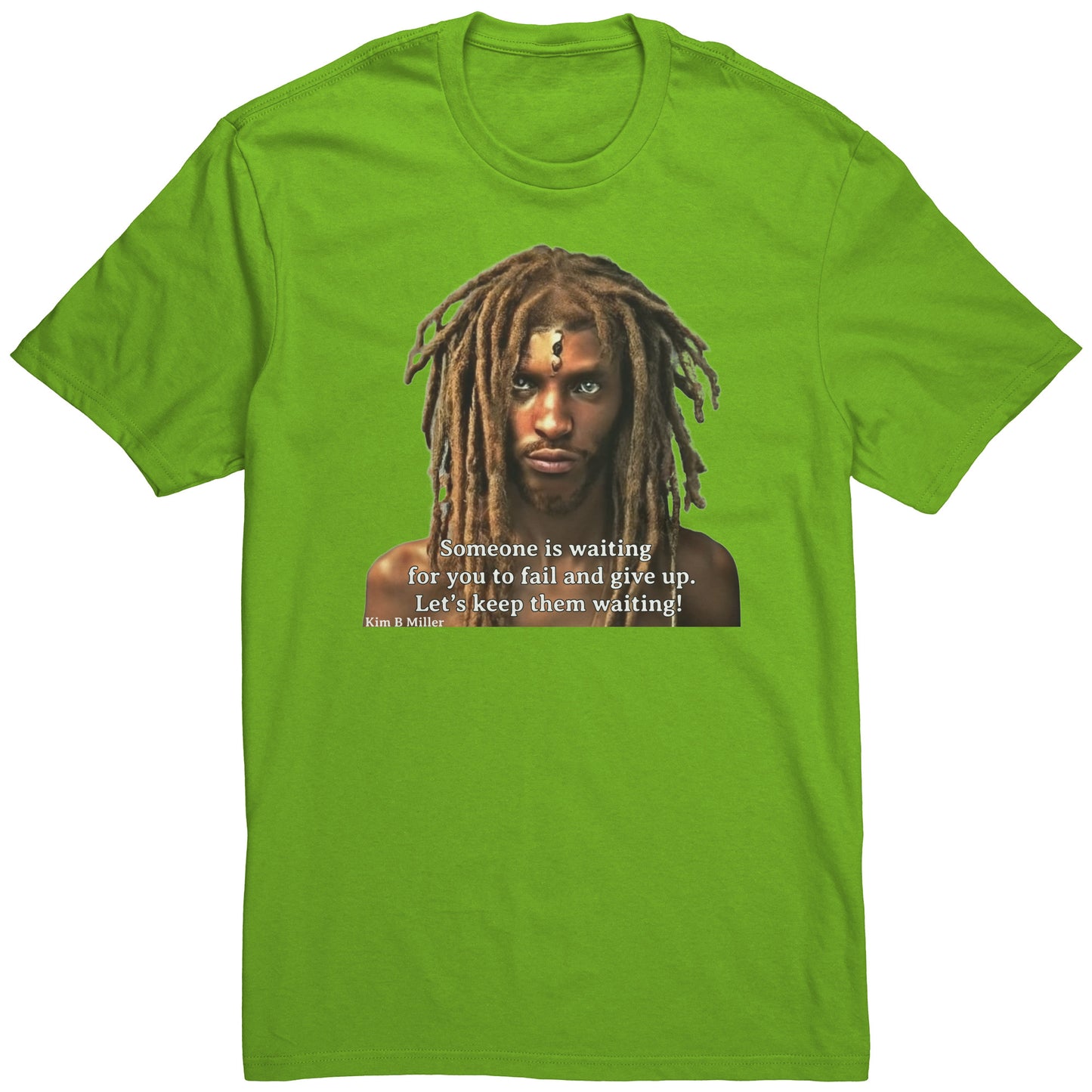 Haiku Keep Waiting, Black Man 1: District Men's Shirt