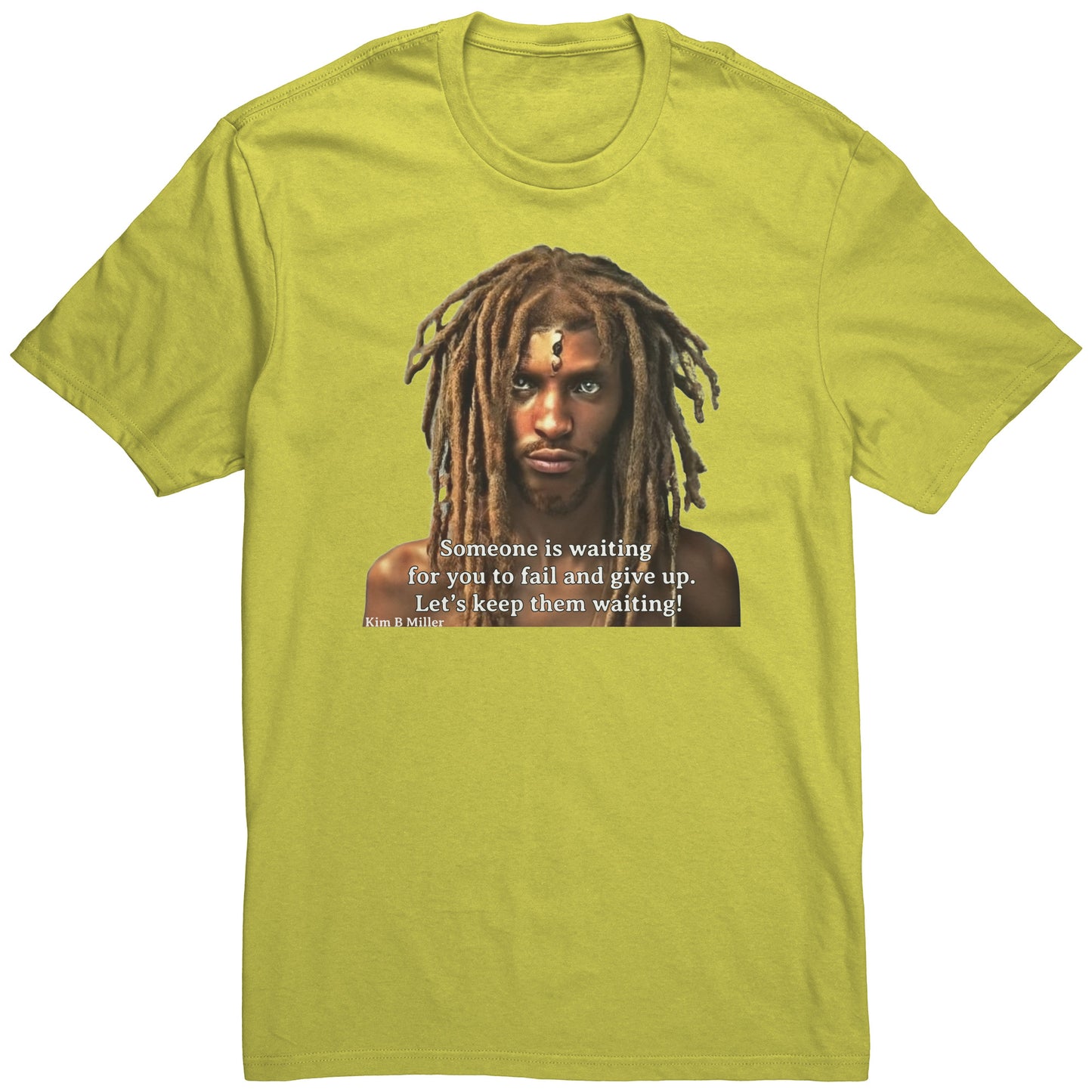 Haiku Keep Waiting, Black Man 1: District Men's Shirt