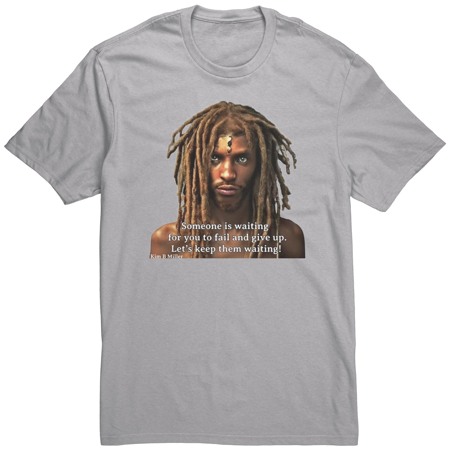 Haiku Keep Waiting, Black Man 1: District Men's Shirt