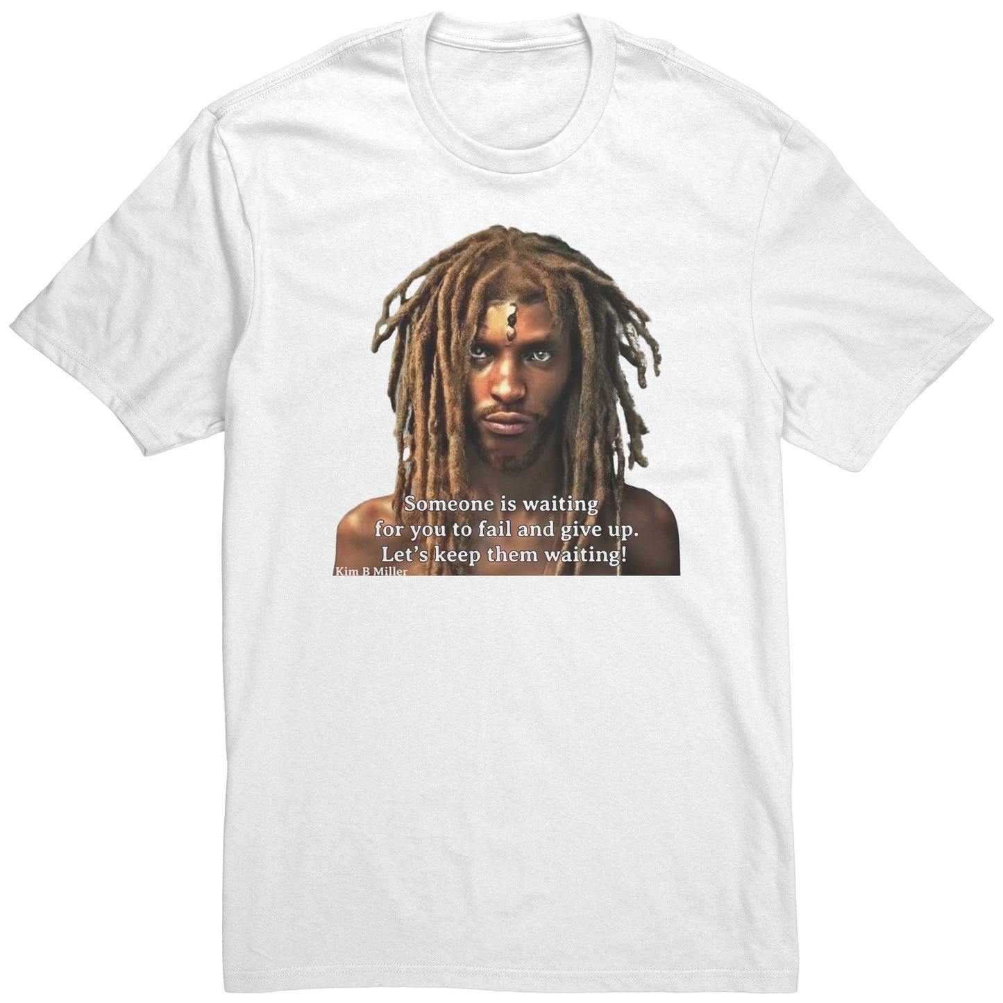 Haiku Keep Waiting, Black Man 1: District Men's Shirt