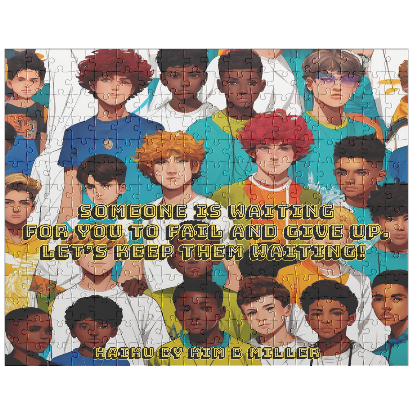 Haiku Keep Waiting Boys Puzzle (30pc-500pc)