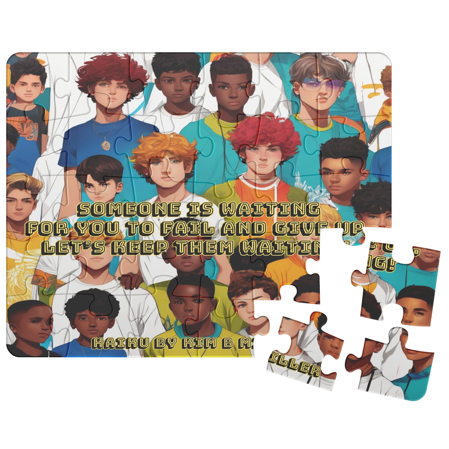 Haiku Keep Waiting Boys Puzzle (30pc-500pc)