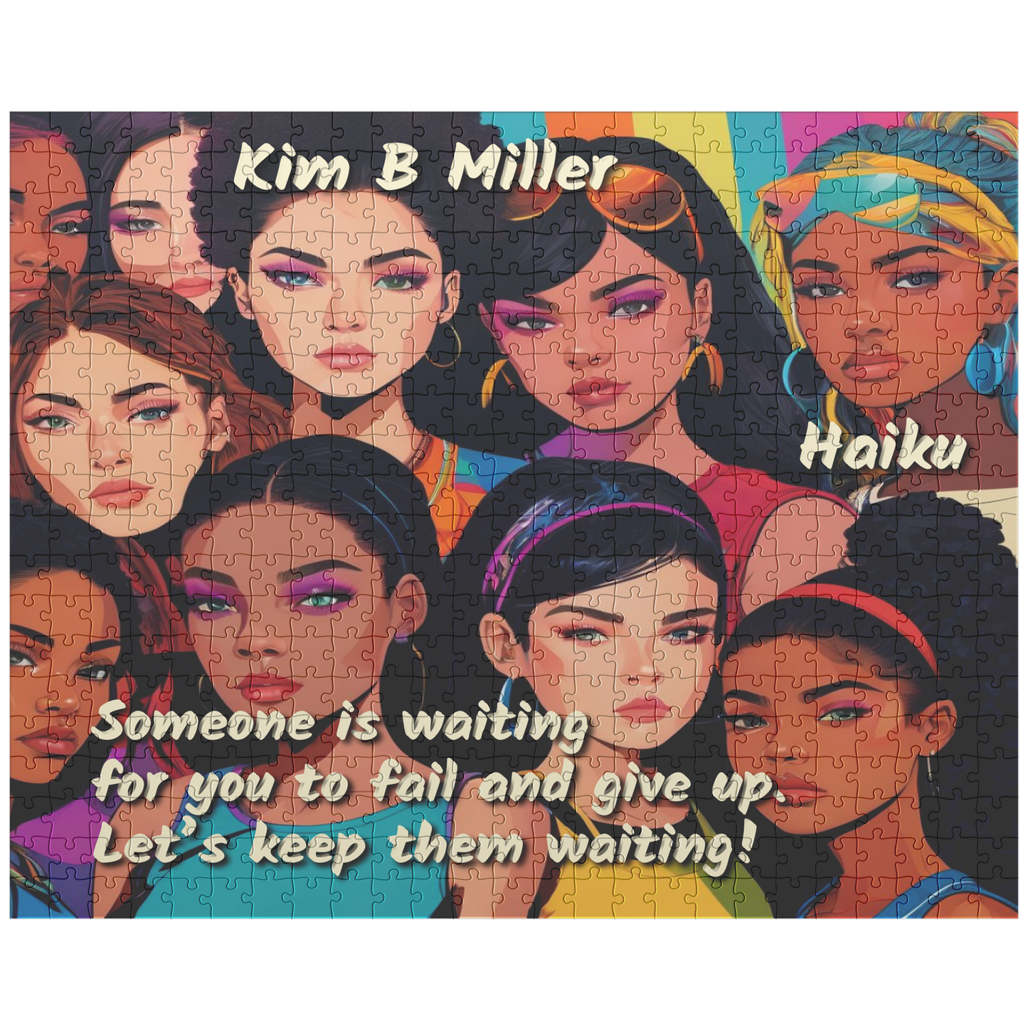 Haiku Keep Waiting Girls Puzzle  (30pc-500pc)