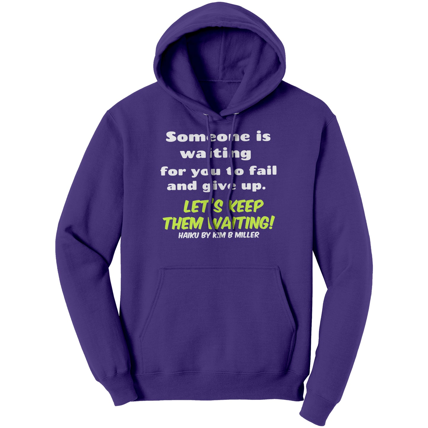 Haiku Keep Waiting Port & Co Hoodie