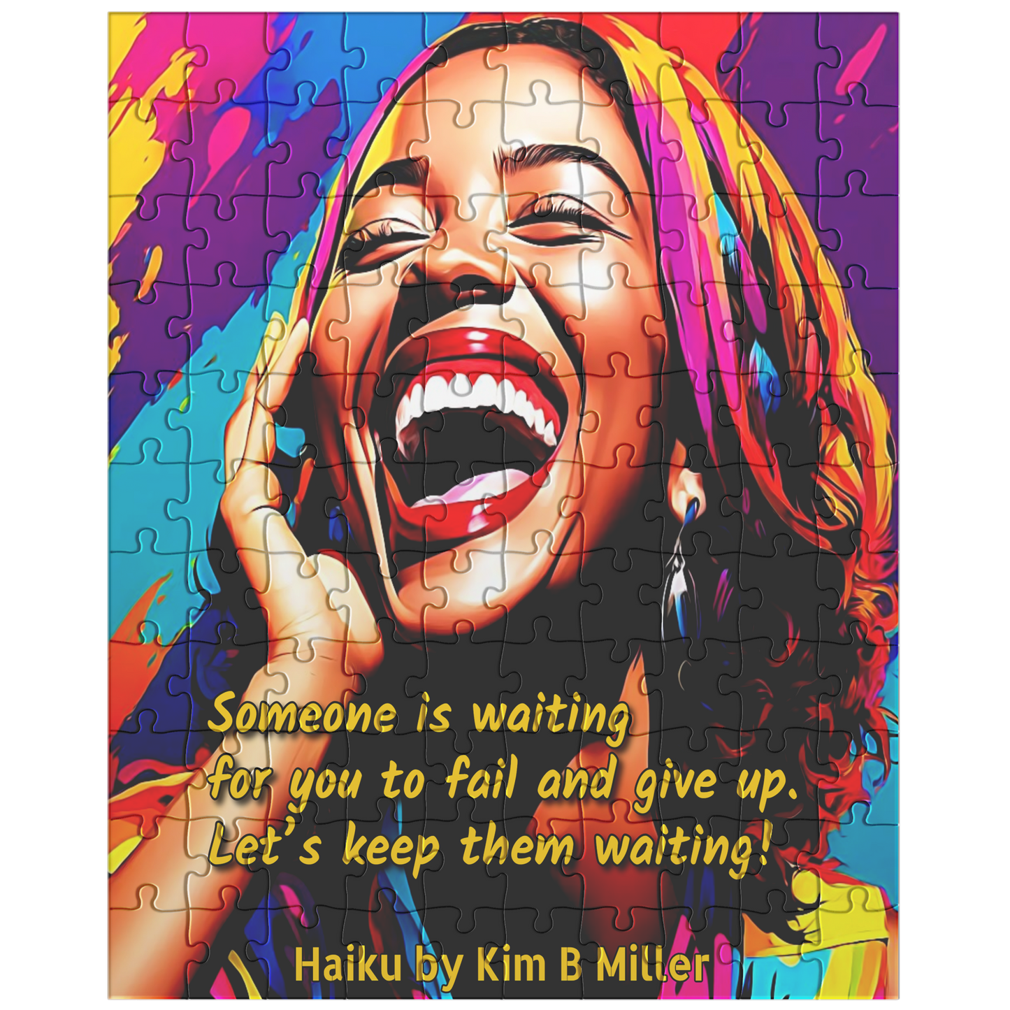 Haiku Keep Waiting Laugh Puzzle (30pc-500pc)