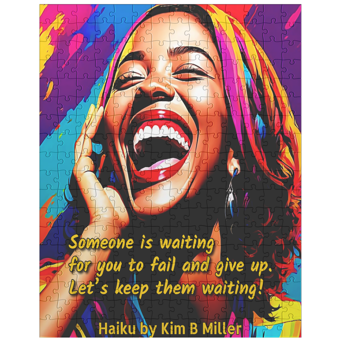 Haiku Keep Waiting Laugh Puzzle (30pc-500pc)