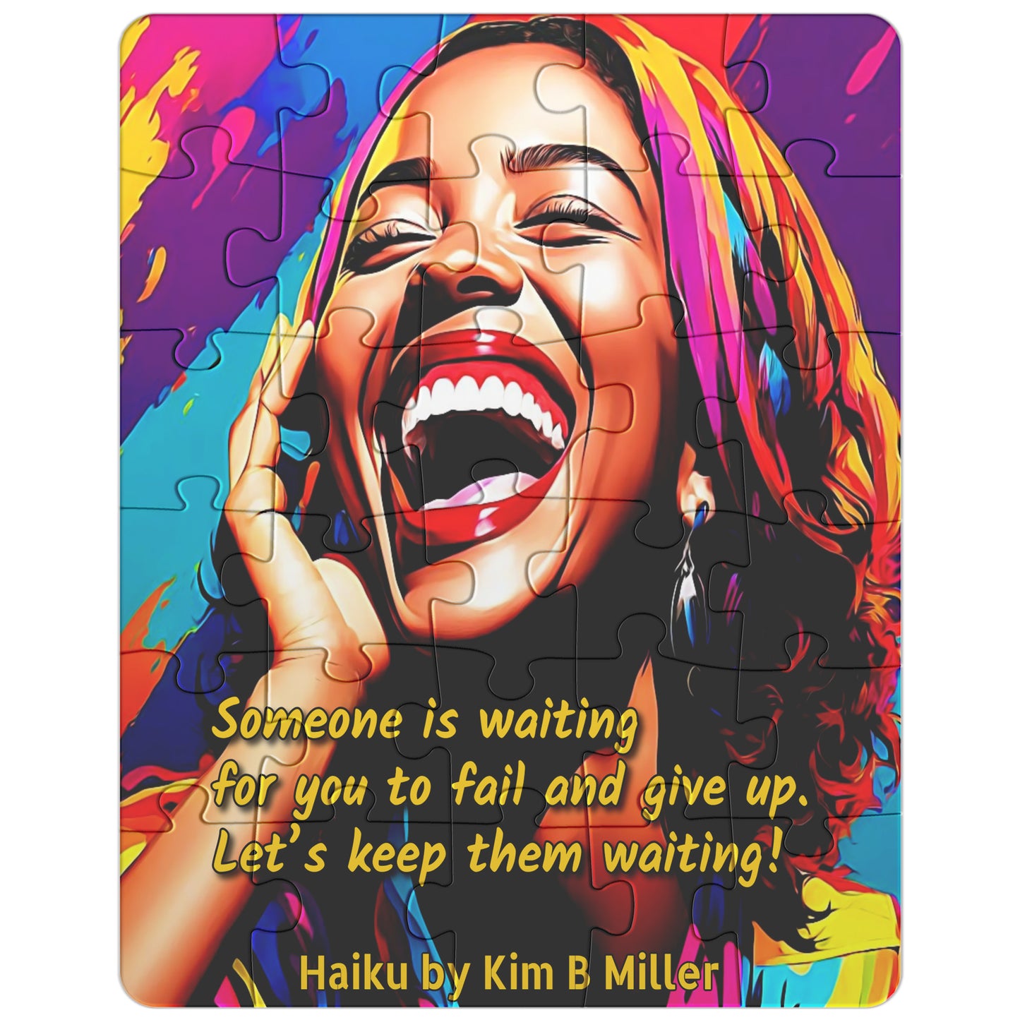 Haiku Keep Waiting Laugh Puzzle (30pc-500pc)