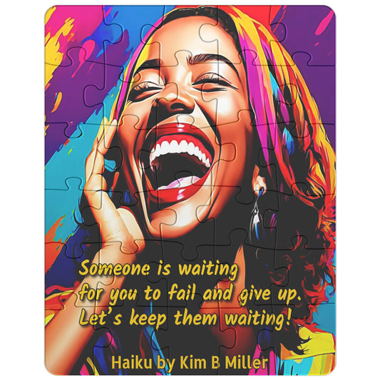 Haiku Keep Waiting Laugh Puzzle (30pc-500pc)