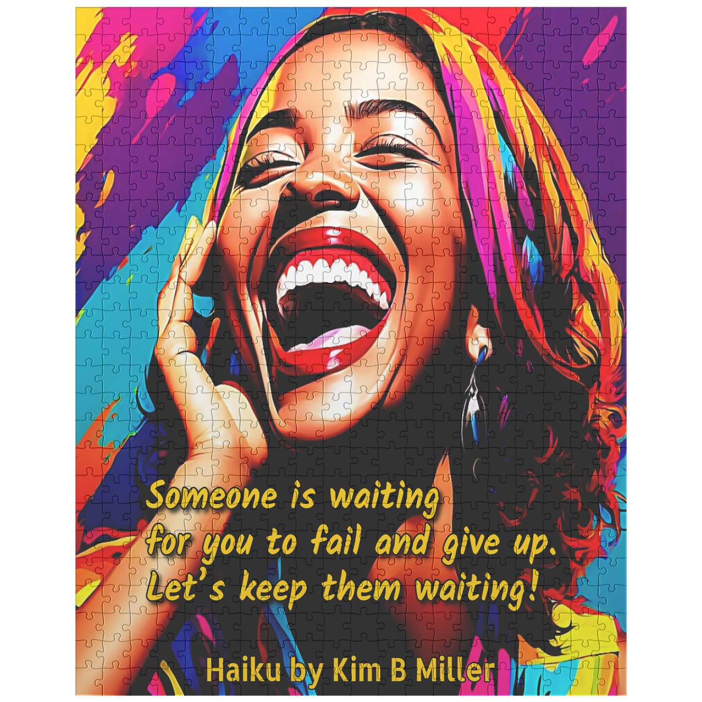 Haiku Keep Waiting Laugh Puzzle (30pc-500pc)