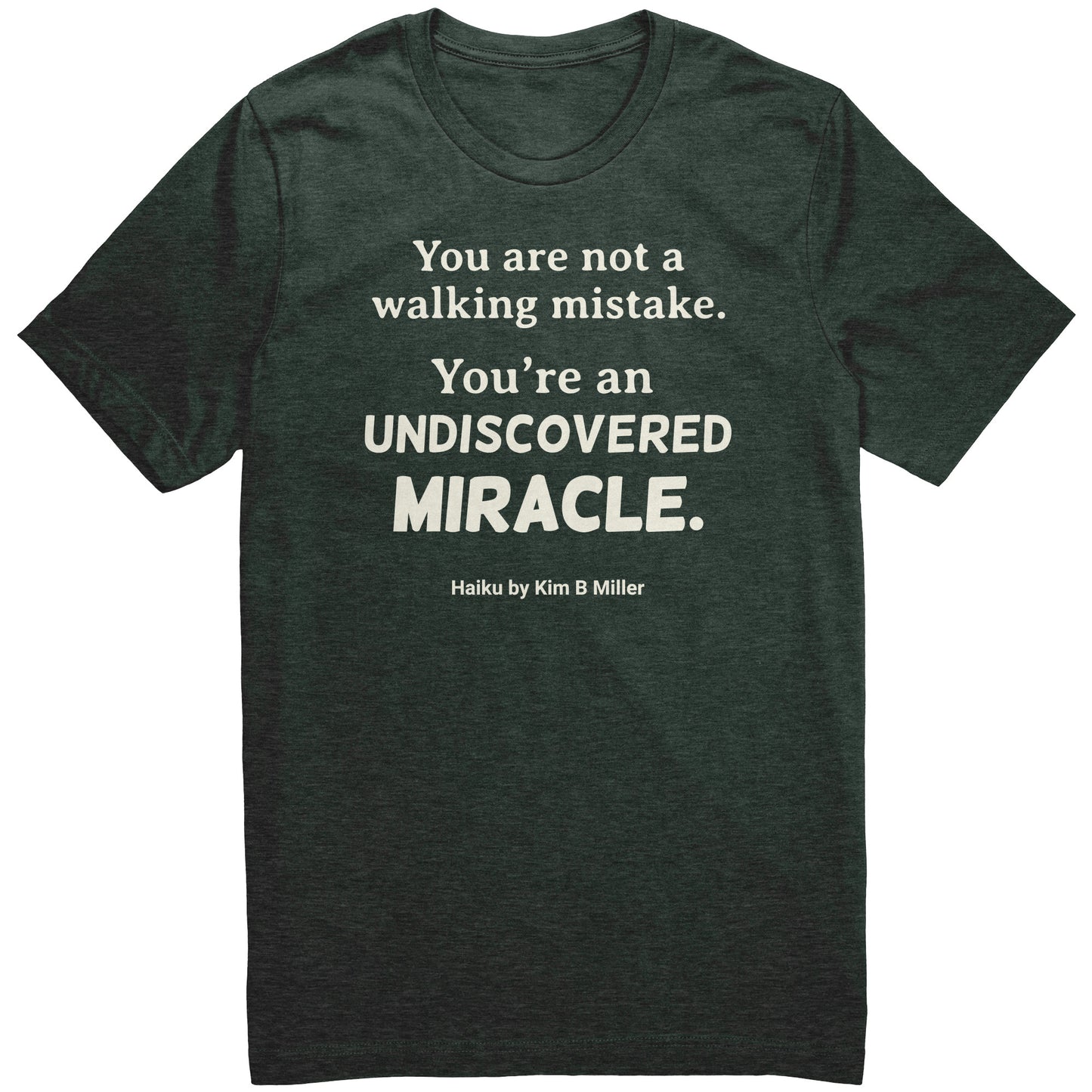 Haiku Miracle: Canvas Unisex CVC