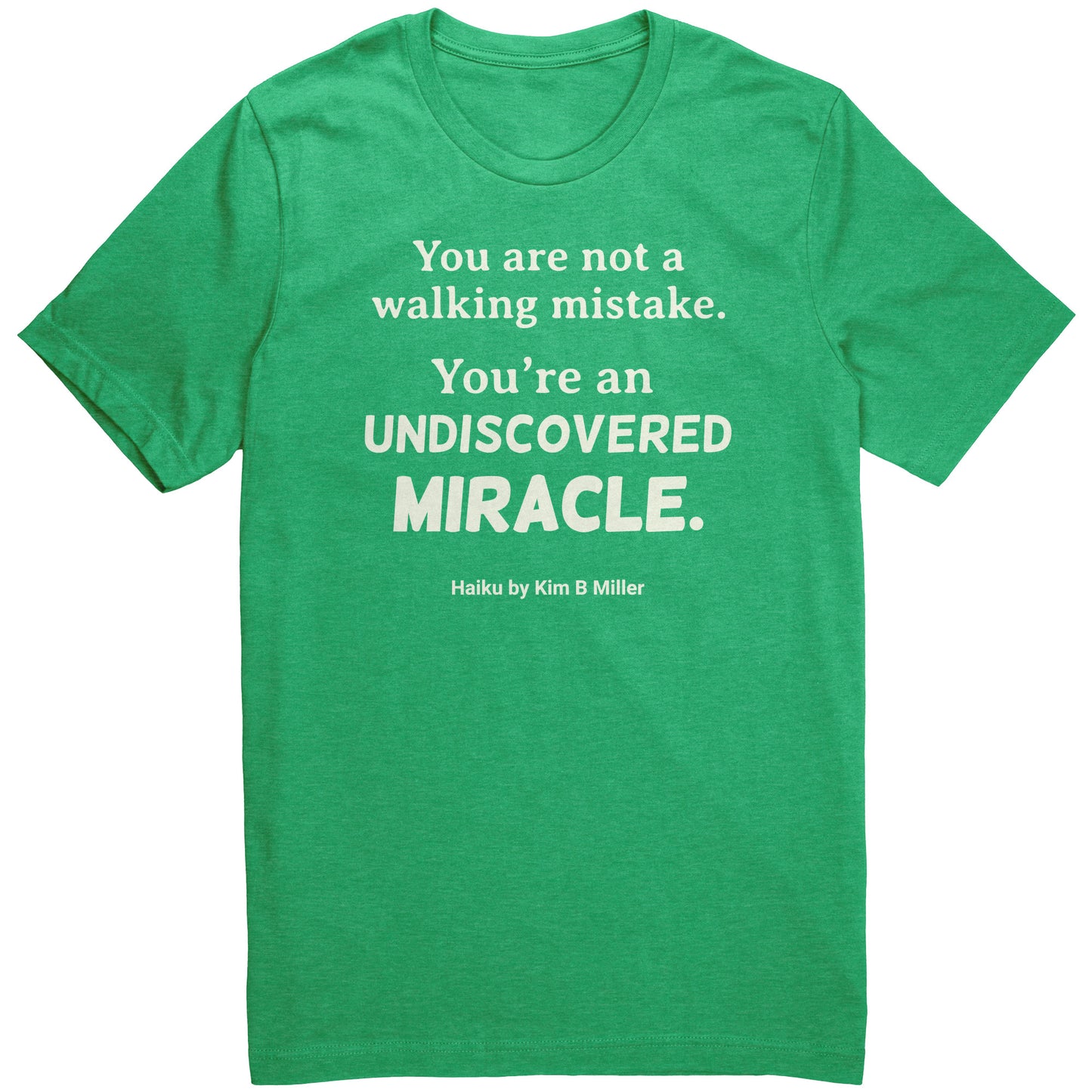 Haiku Miracle: Canvas Unisex CVC