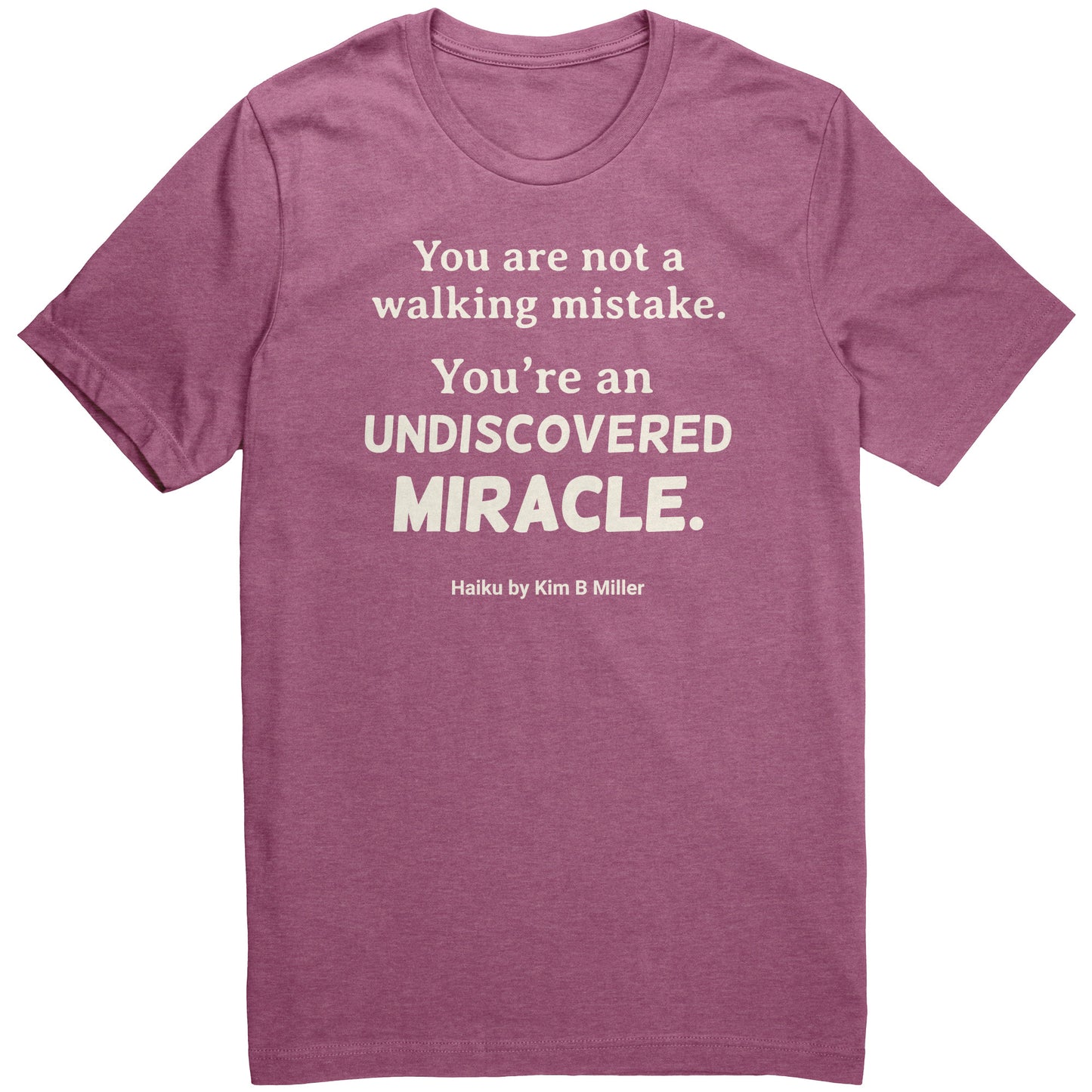 Haiku Miracle: Canvas Unisex CVC