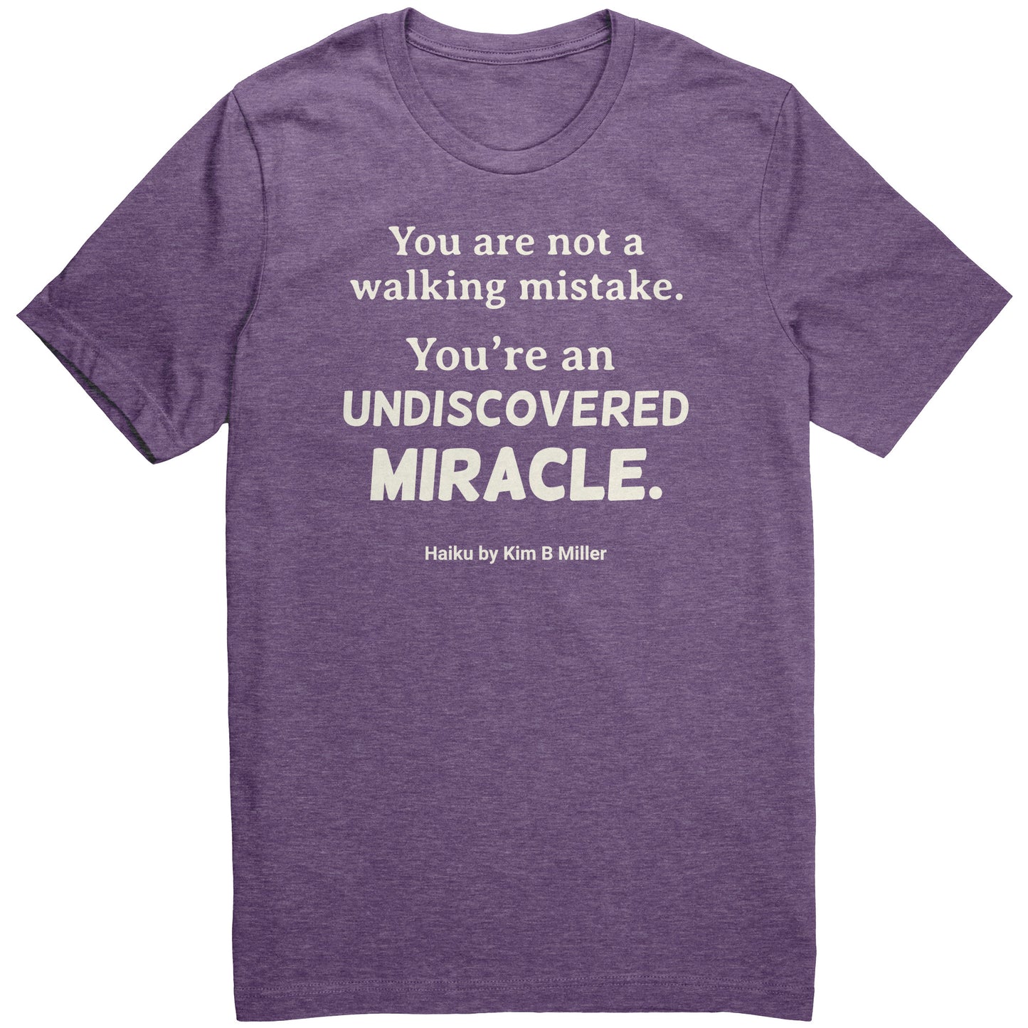 Haiku Miracle: Canvas Unisex CVC