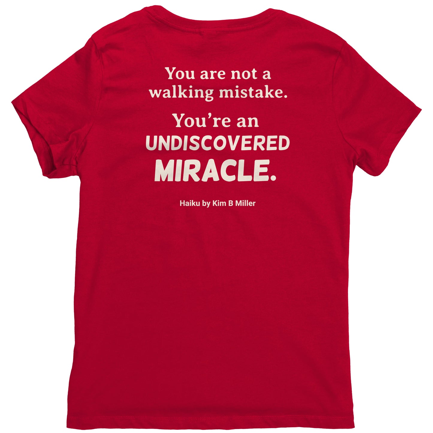 Haiku Miracle District Women's Shirt (Front & Back)