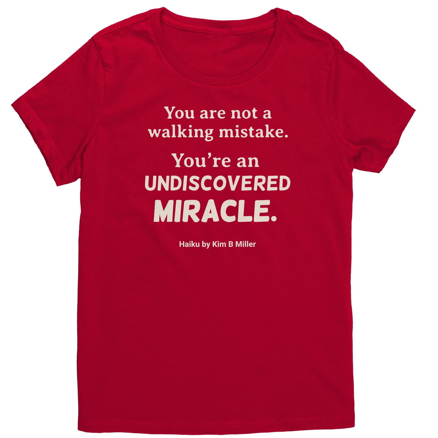 Haiku Miracle District Women's Shirt (Front & Back)
