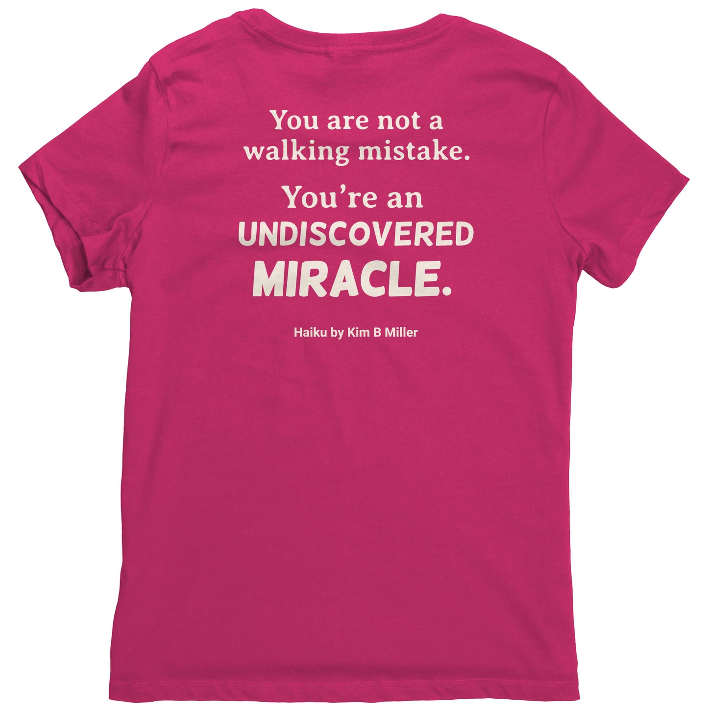 Haiku Miracle District Women's Shirt (Front & Back)