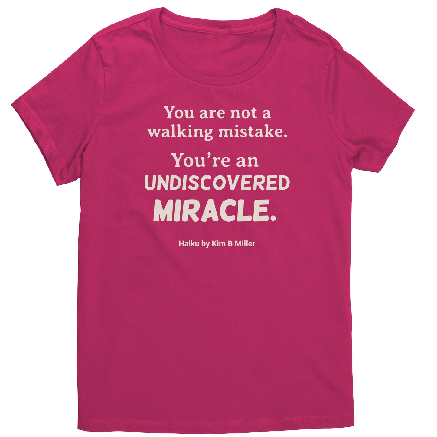 Haiku Miracle District Women's Shirt (Front & Back)