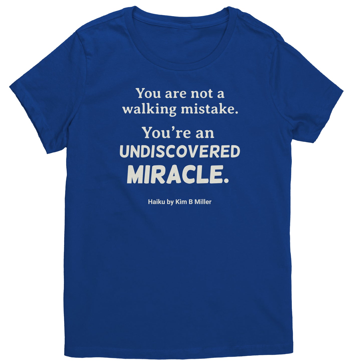 Haiku Miracle District Women's Shirt (Front & Back)