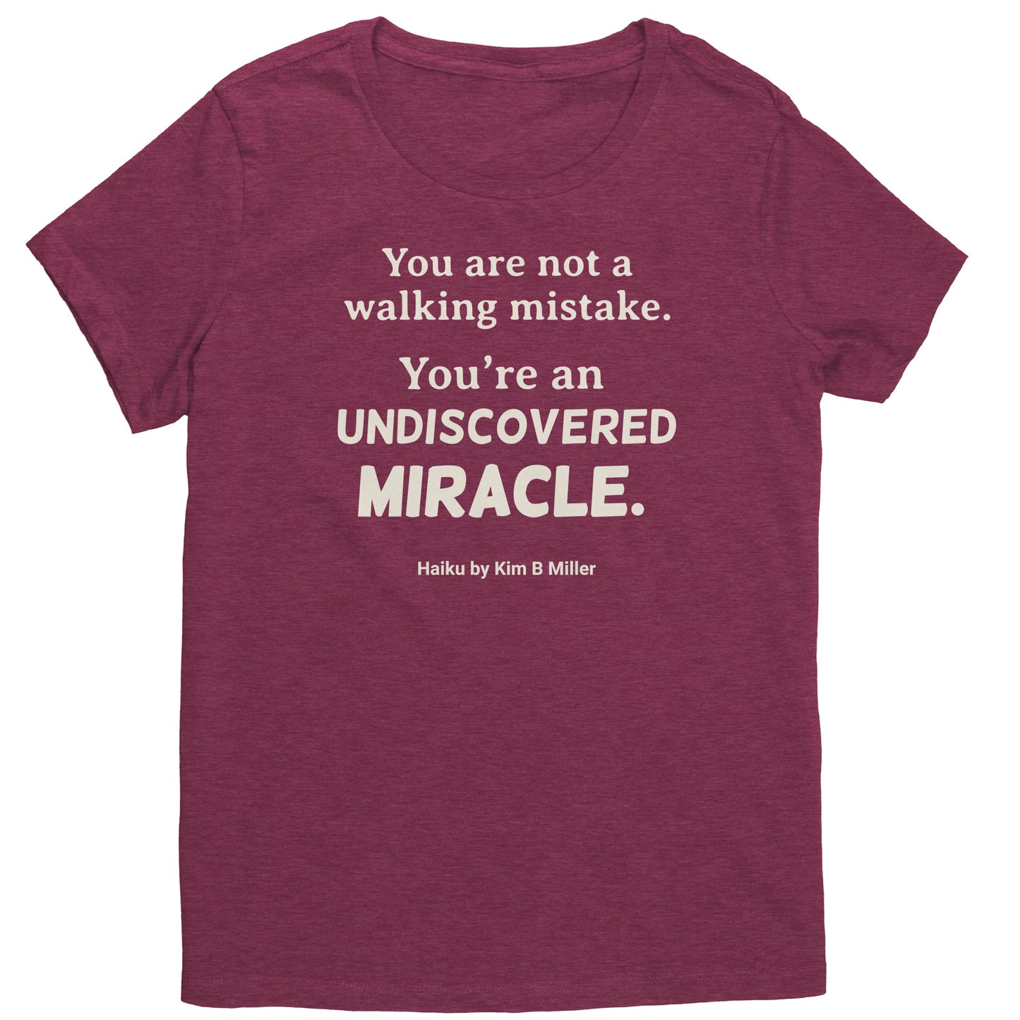 Haiku Miracle District Women's Shirt (Front & Back)