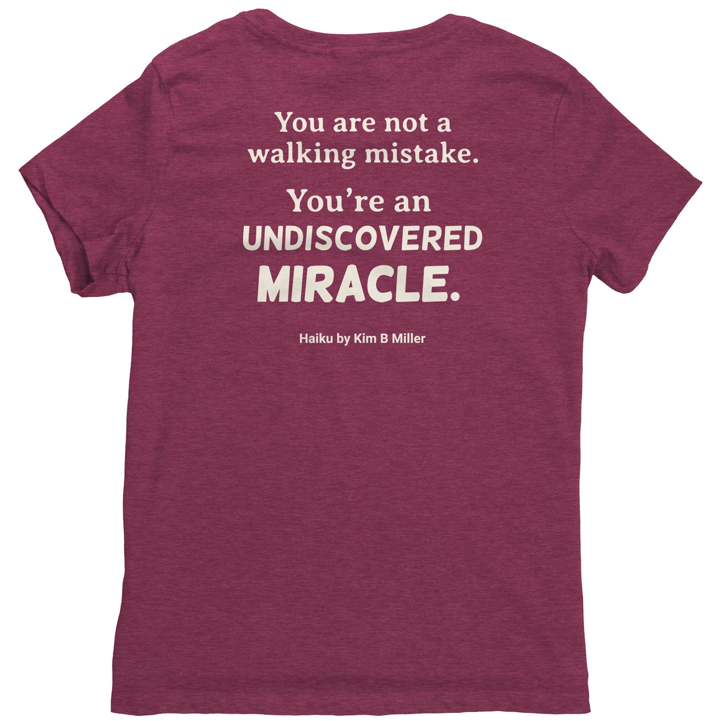 Haiku Miracle District Women's Shirt (Front & Back)