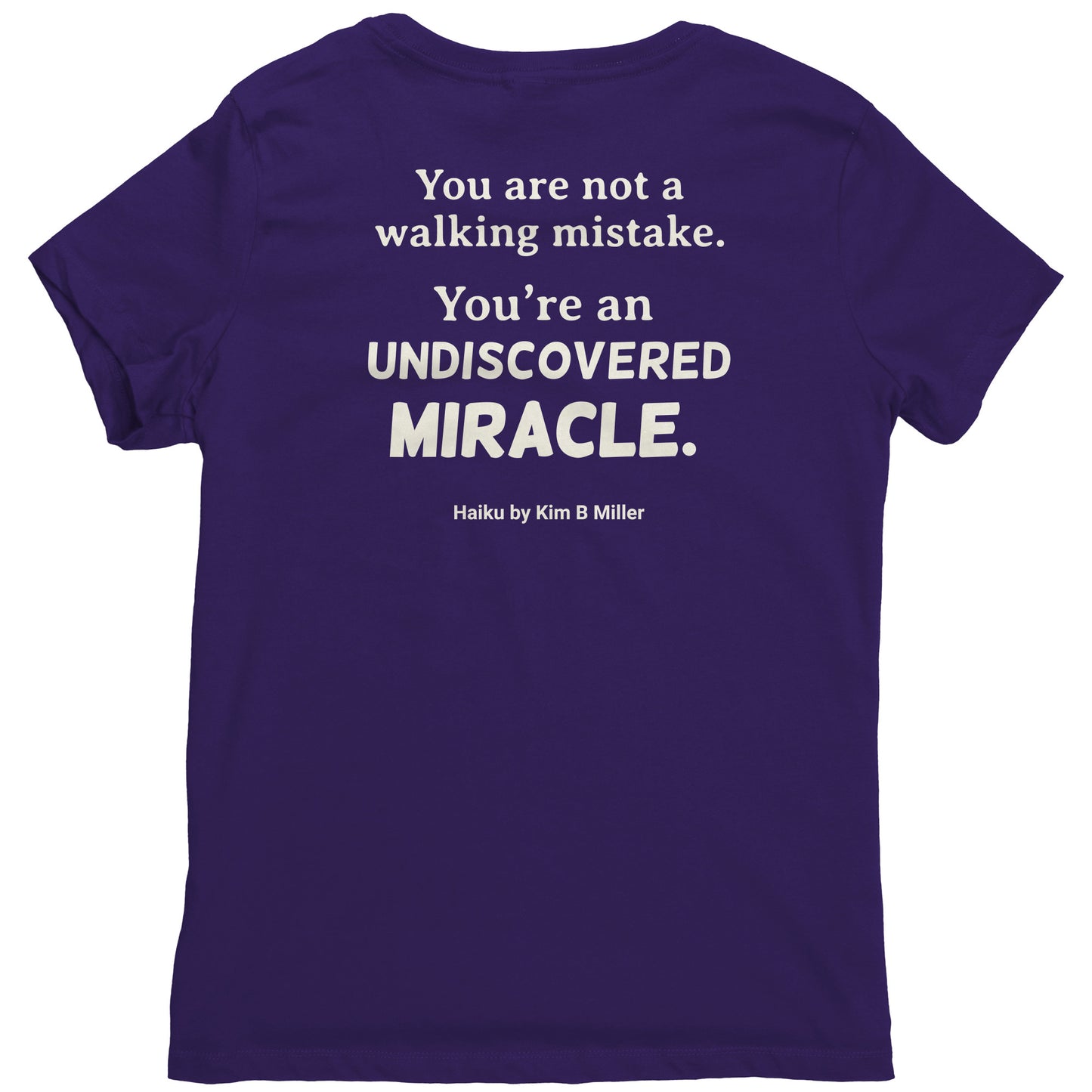 Haiku Miracle District Women's Shirt (Front & Back)