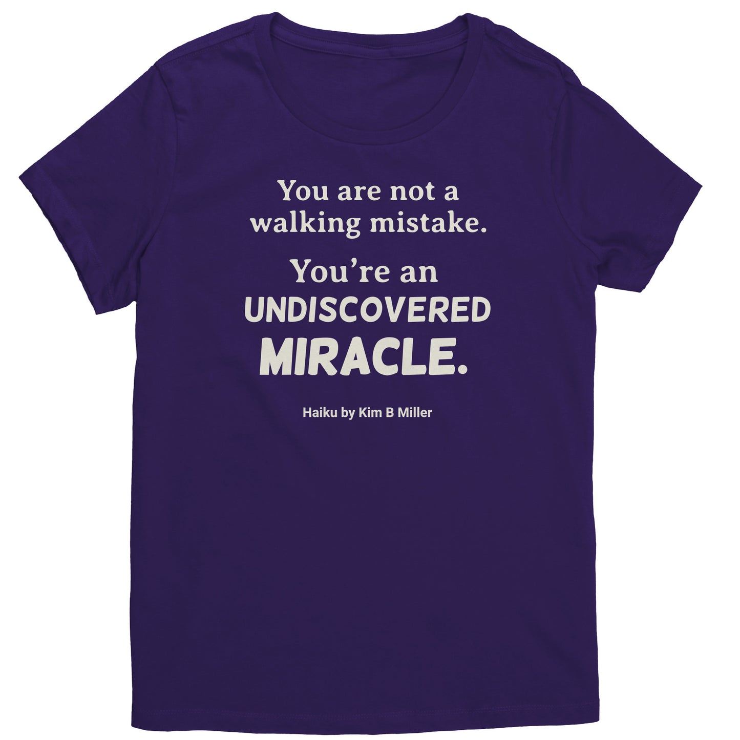 Haiku Miracle District Women's Shirt (Front & Back)