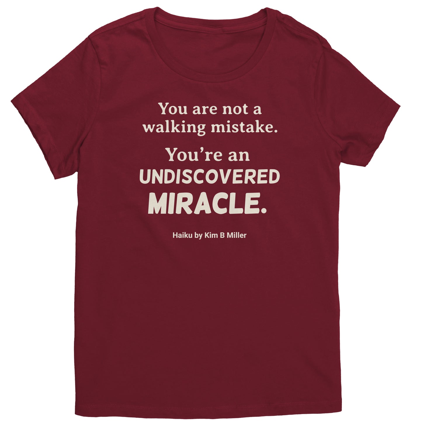Haiku Miracle District Women's Shirt (Front & Back)