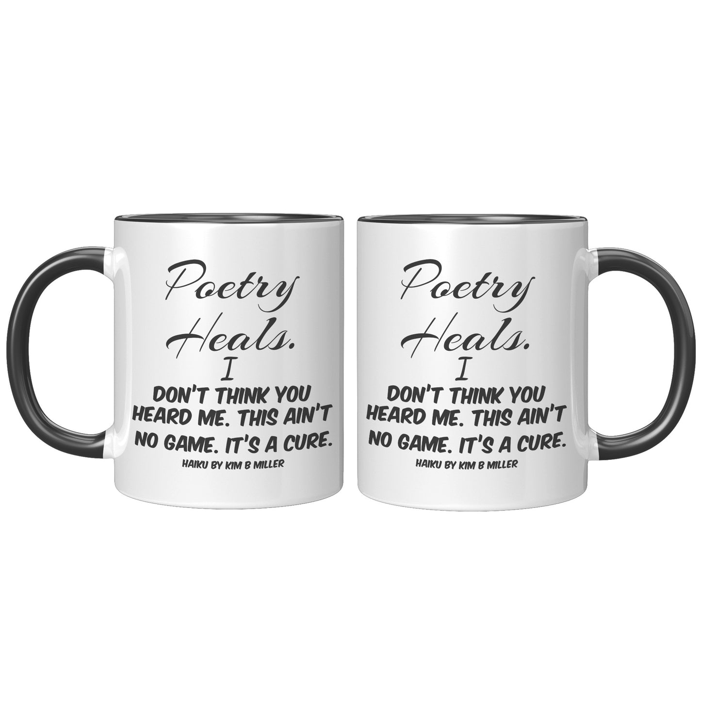 Haiku Poetry Heals Accent Mug