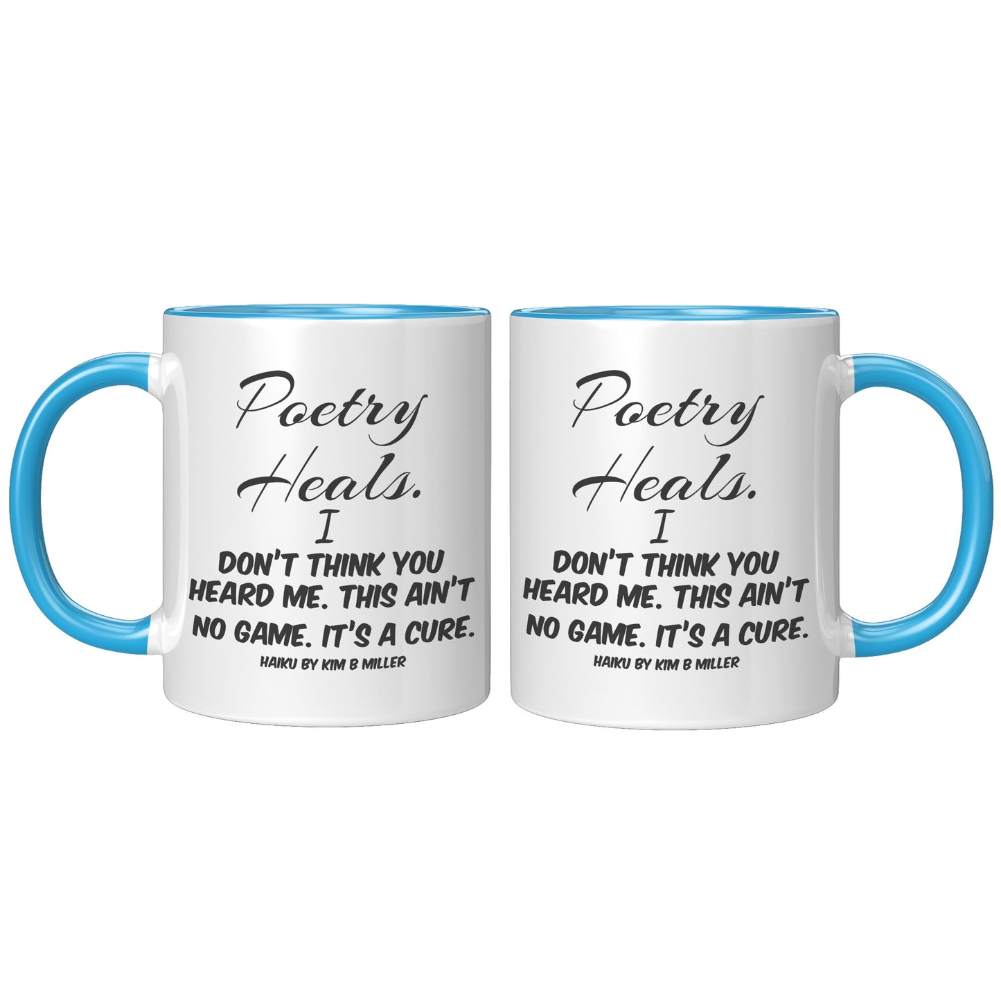 Haiku Poetry Heals Accent Mug
