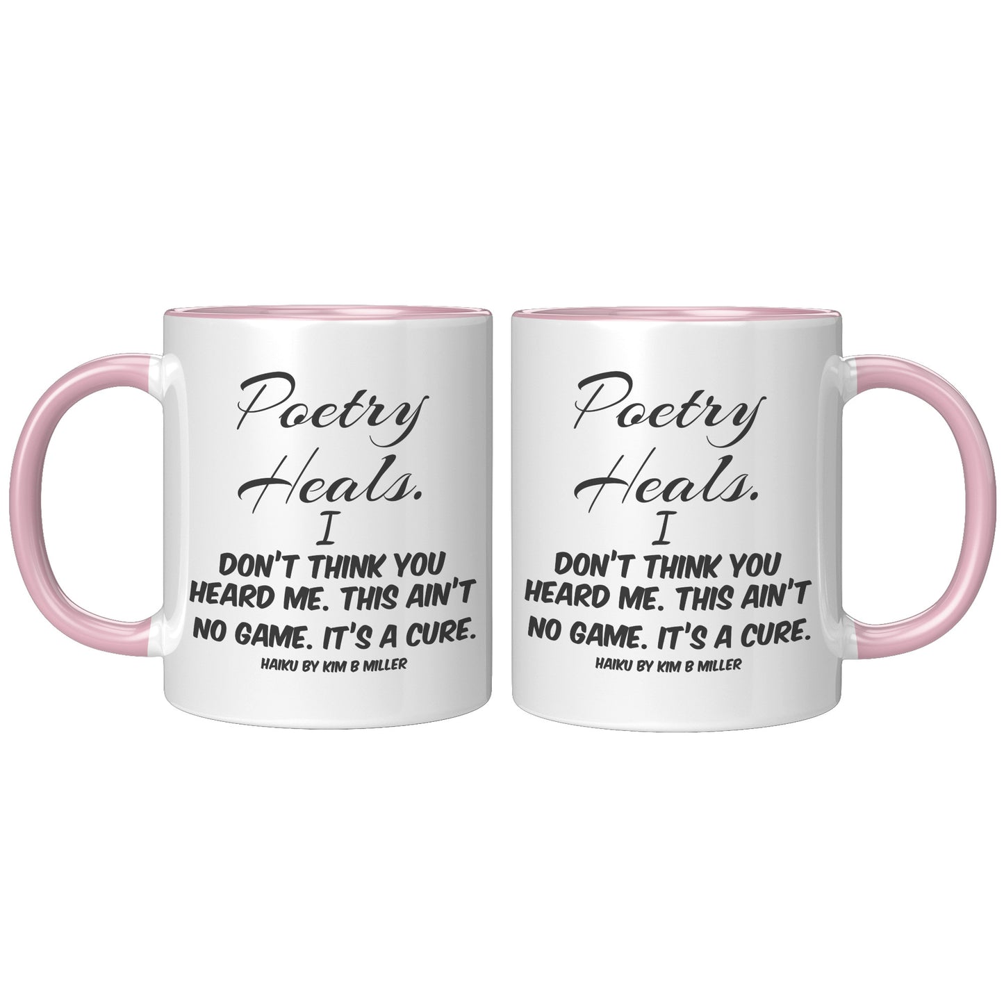 Haiku Poetry Heals Accent Mug