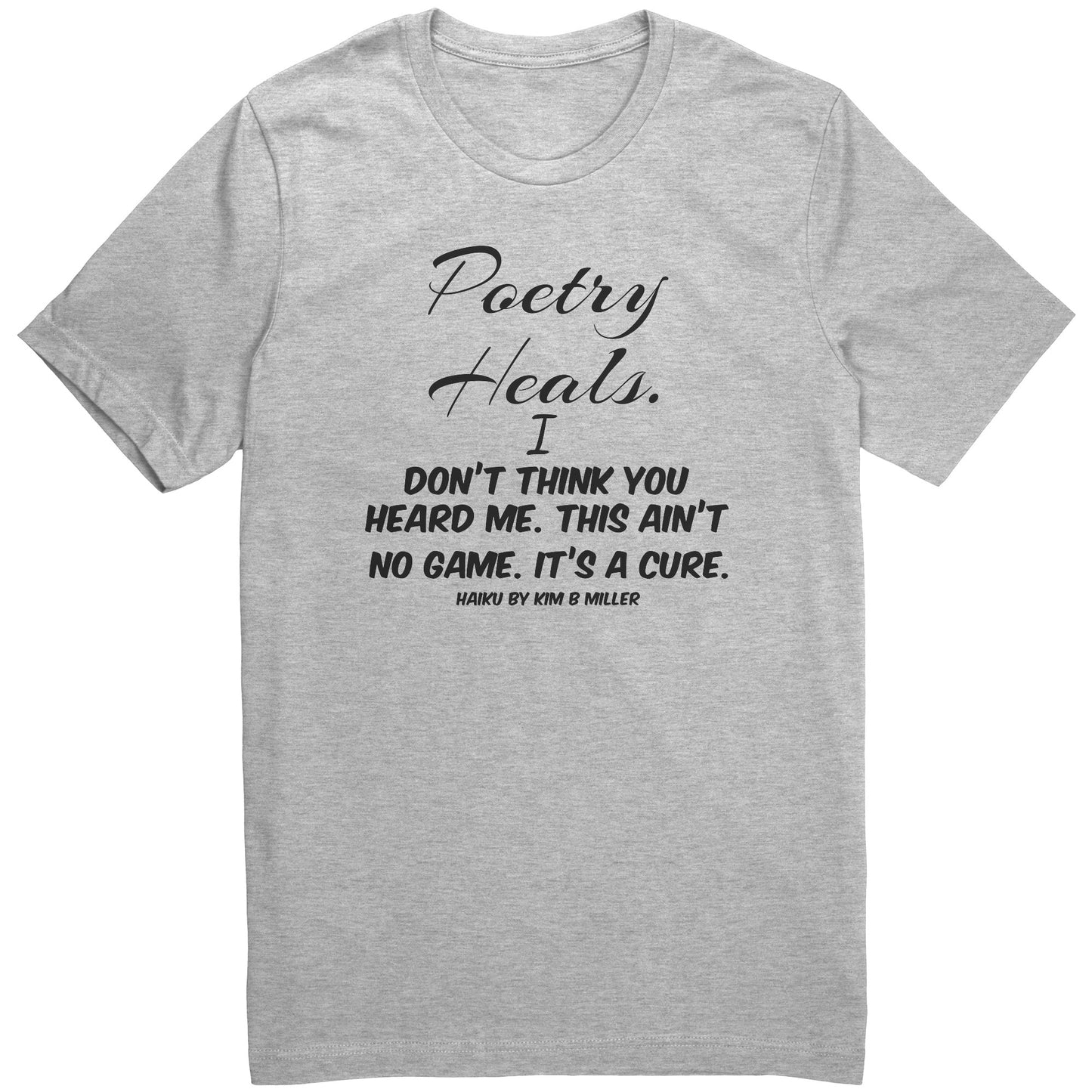 Haiku Poetry Heals Canvas Unisex CVC