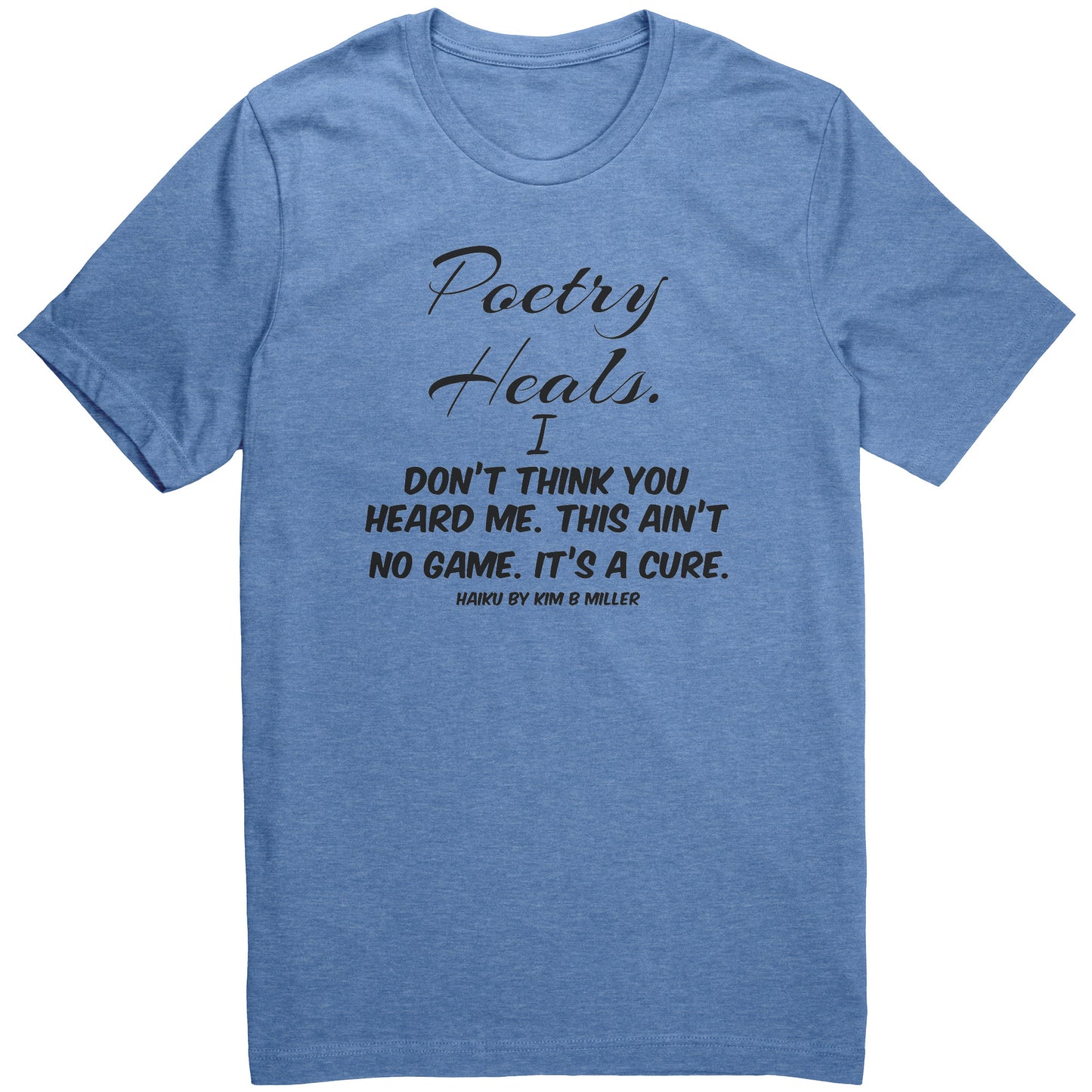 Haiku Poetry Heals Canvas Unisex CVC