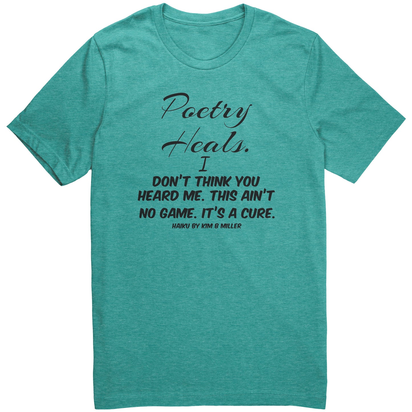 Haiku Poetry Heals Canvas Unisex CVC