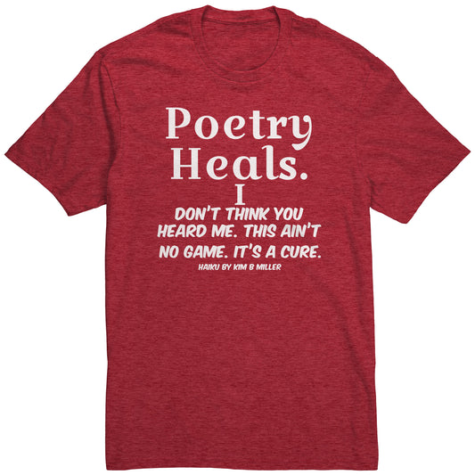 Haiku Poetry Heals District Men's Shirt