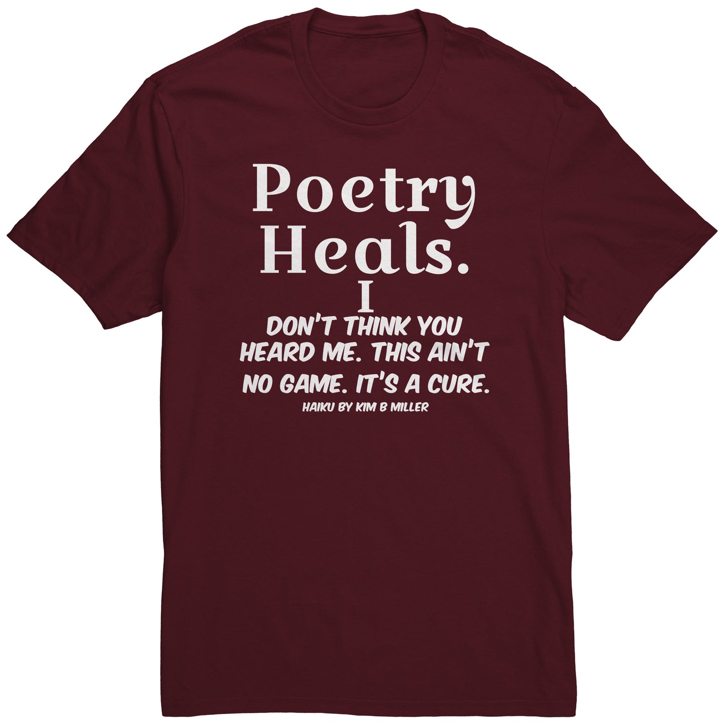 Haiku Poetry Heals District Men's Shirt