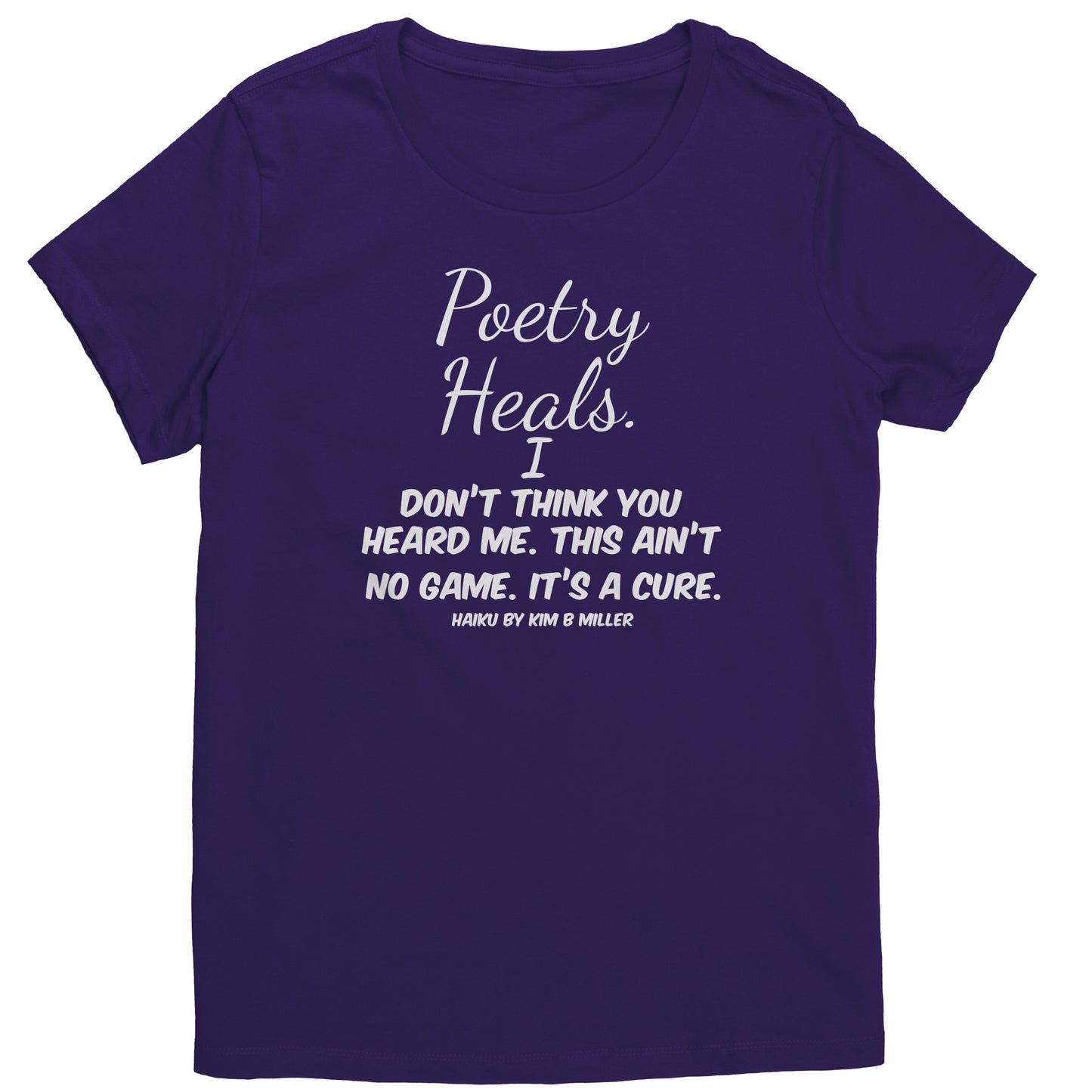 Haiku Poetry Heals District Women's Shirt