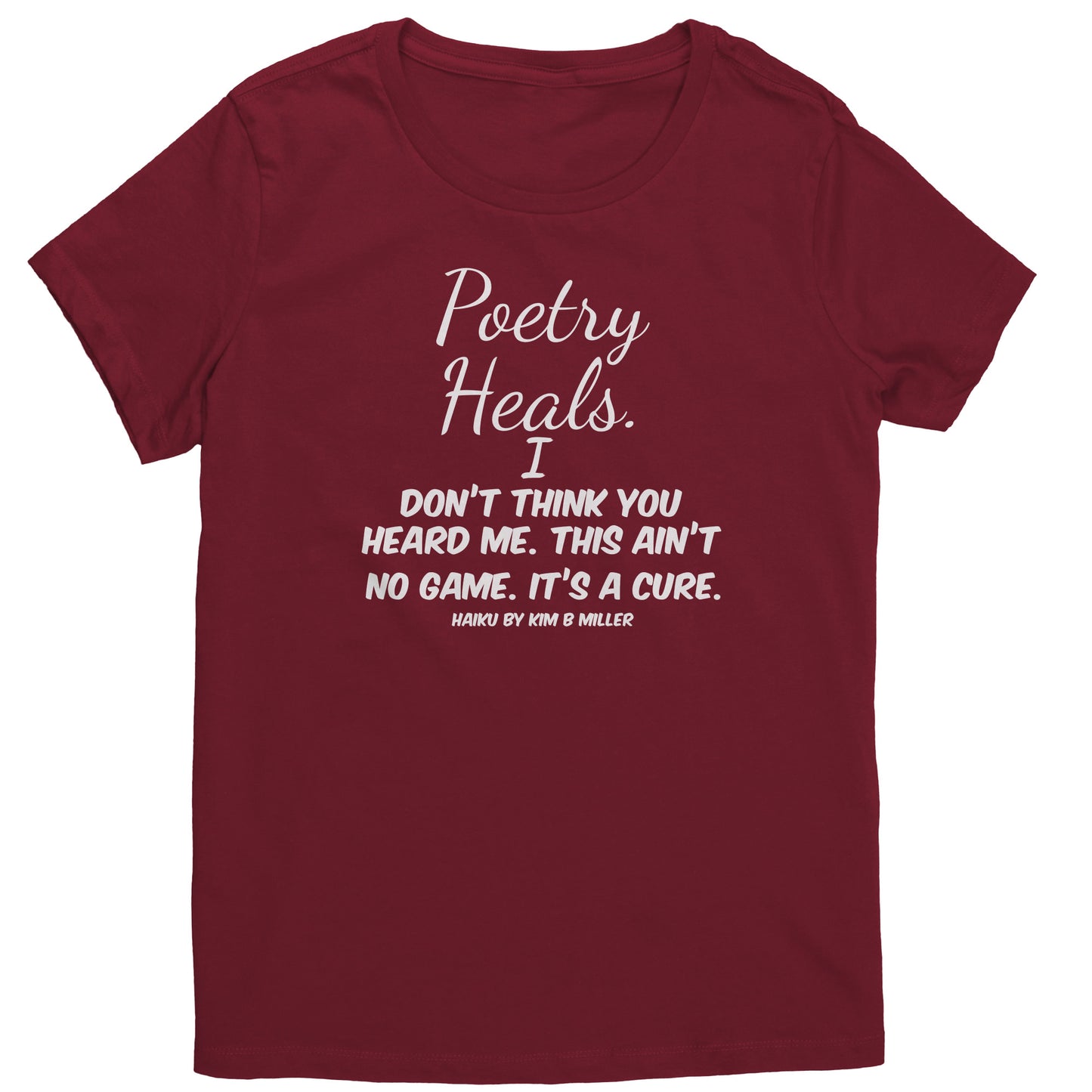 Haiku Poetry Heals District Women's Shirt