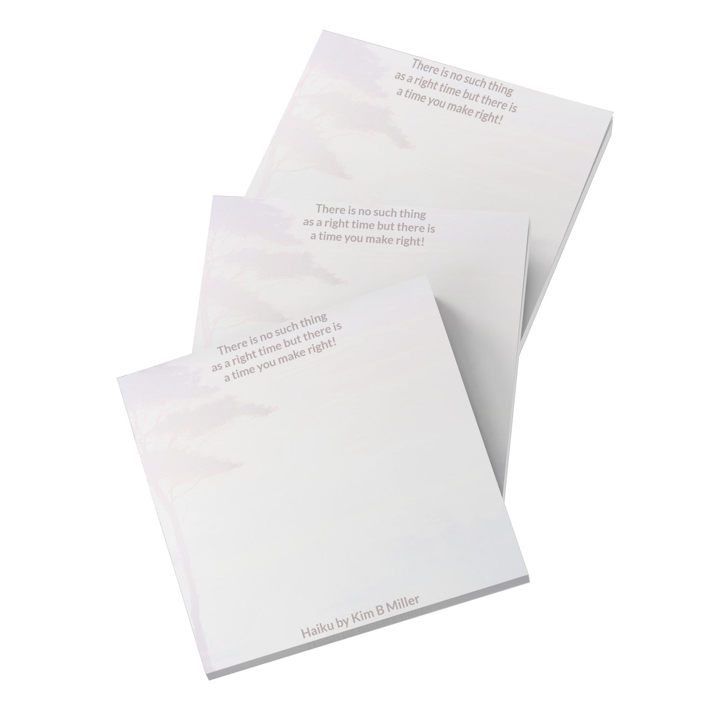 Haiku Right Time Post Notes 3x3