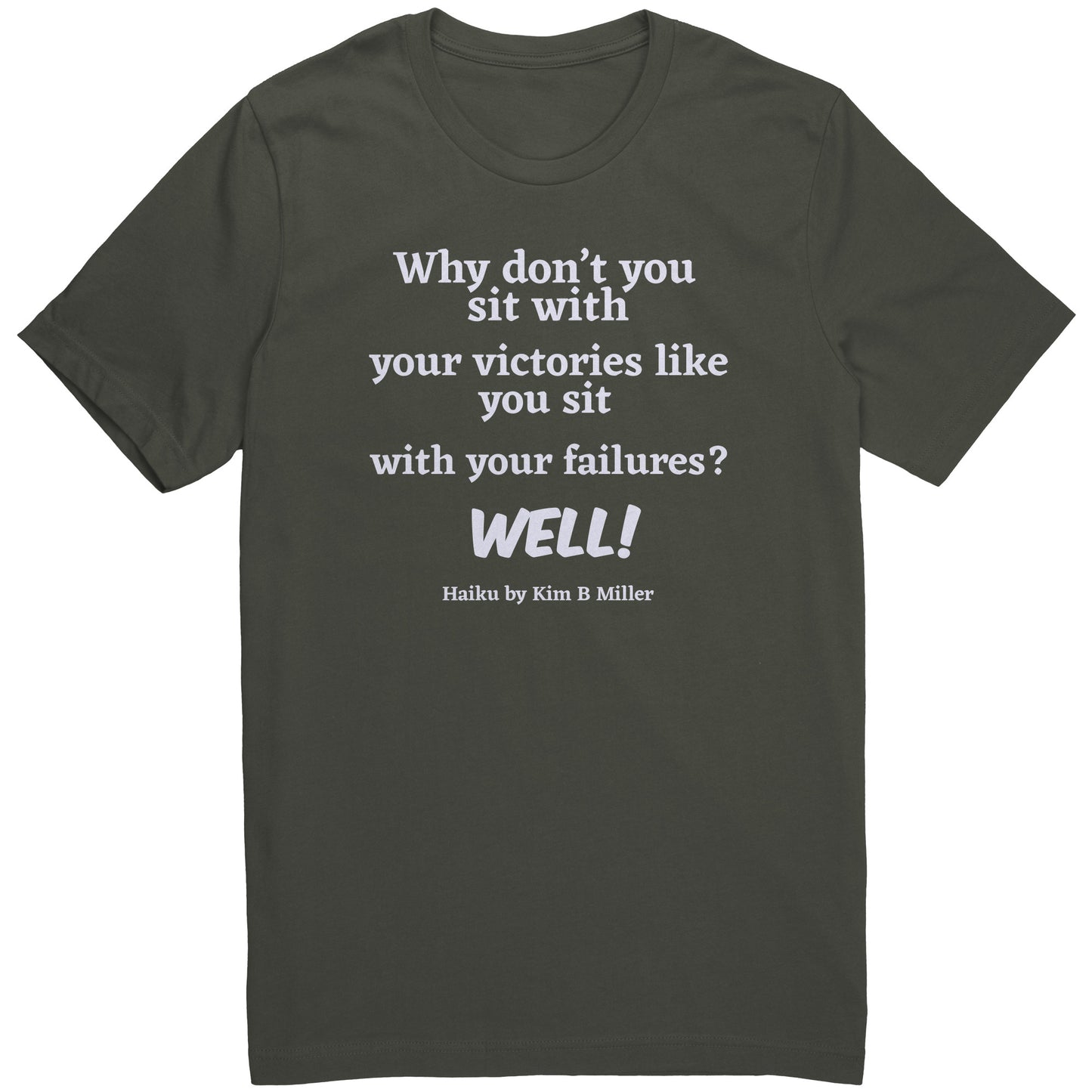 Haiku: Sit With Canvas Unisex Shirt
