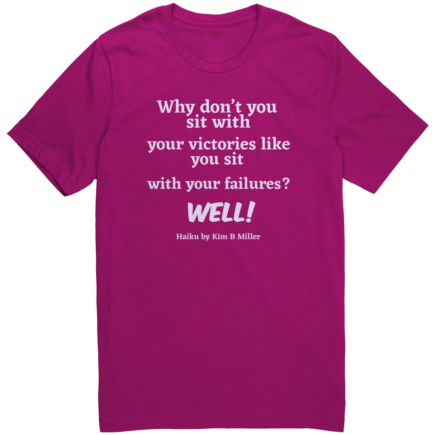 Haiku: Sit With Canvas Unisex Shirt